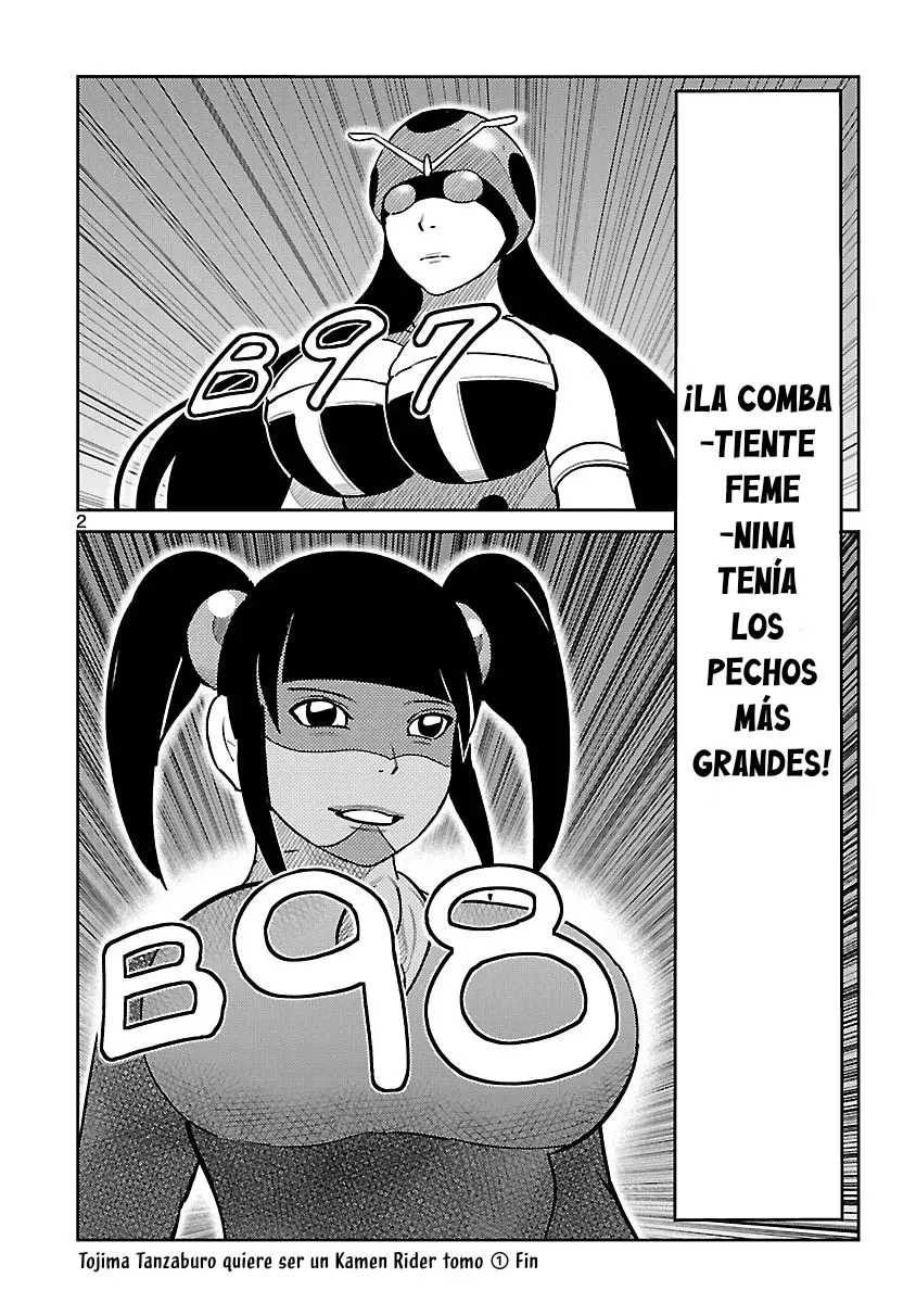Tōjima Tanzaburō wa Kamen Raidā ni Naritai Capitulo 4.1 página 3