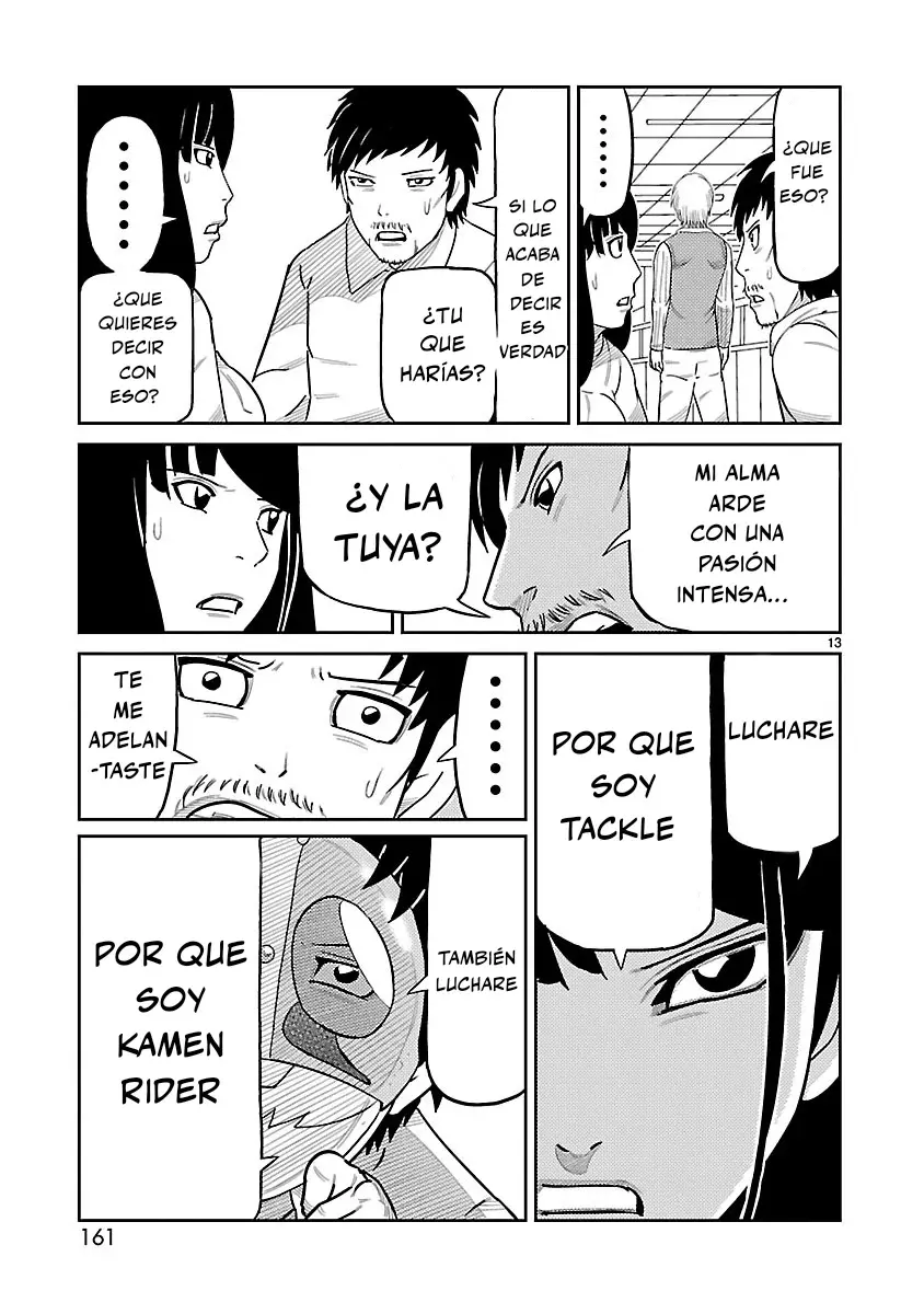 Tōjima Tanzaburō wa Kamen Raidā ni Naritai Capitulo 4 página 14