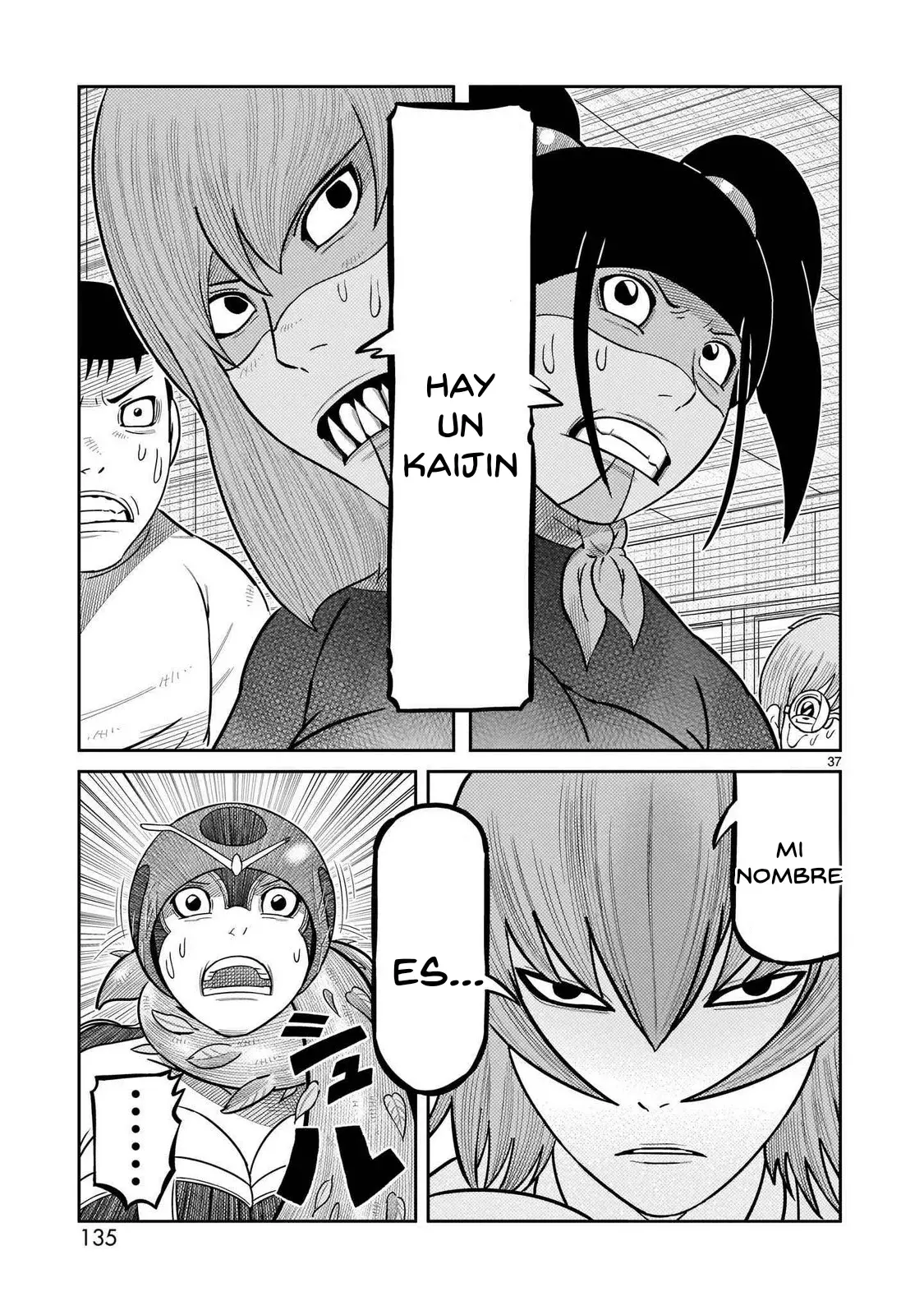 Tōjima Tanzaburō wa Kamen Raidā ni Naritai Capitulo 43 página 35