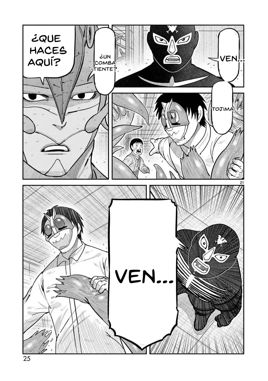 Tōjima Tanzaburō wa Kamen Raidā ni Naritai Capitulo 45 página 19