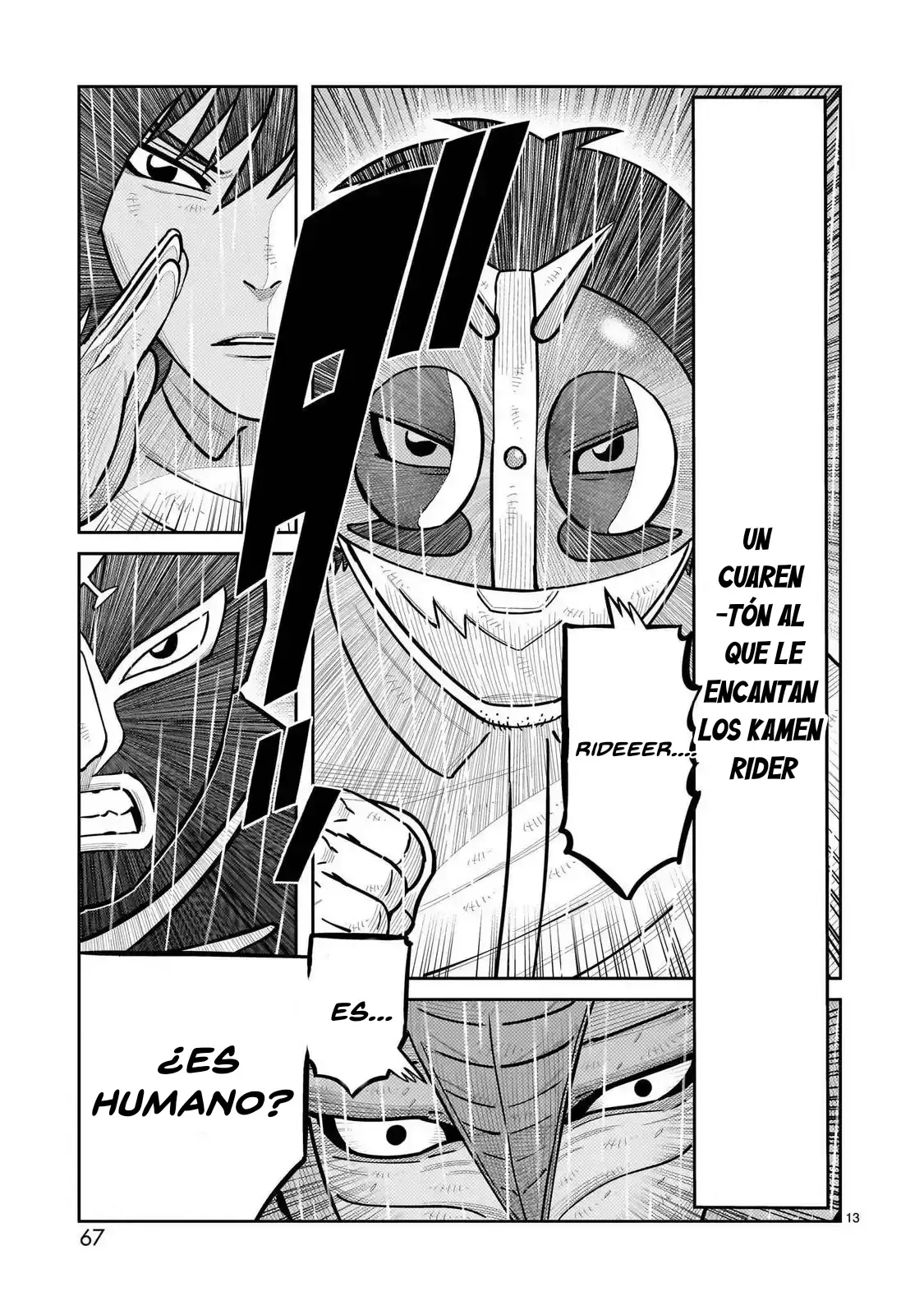 Tōjima Tanzaburō wa Kamen Raidā ni Naritai Capitulo 46 página 8