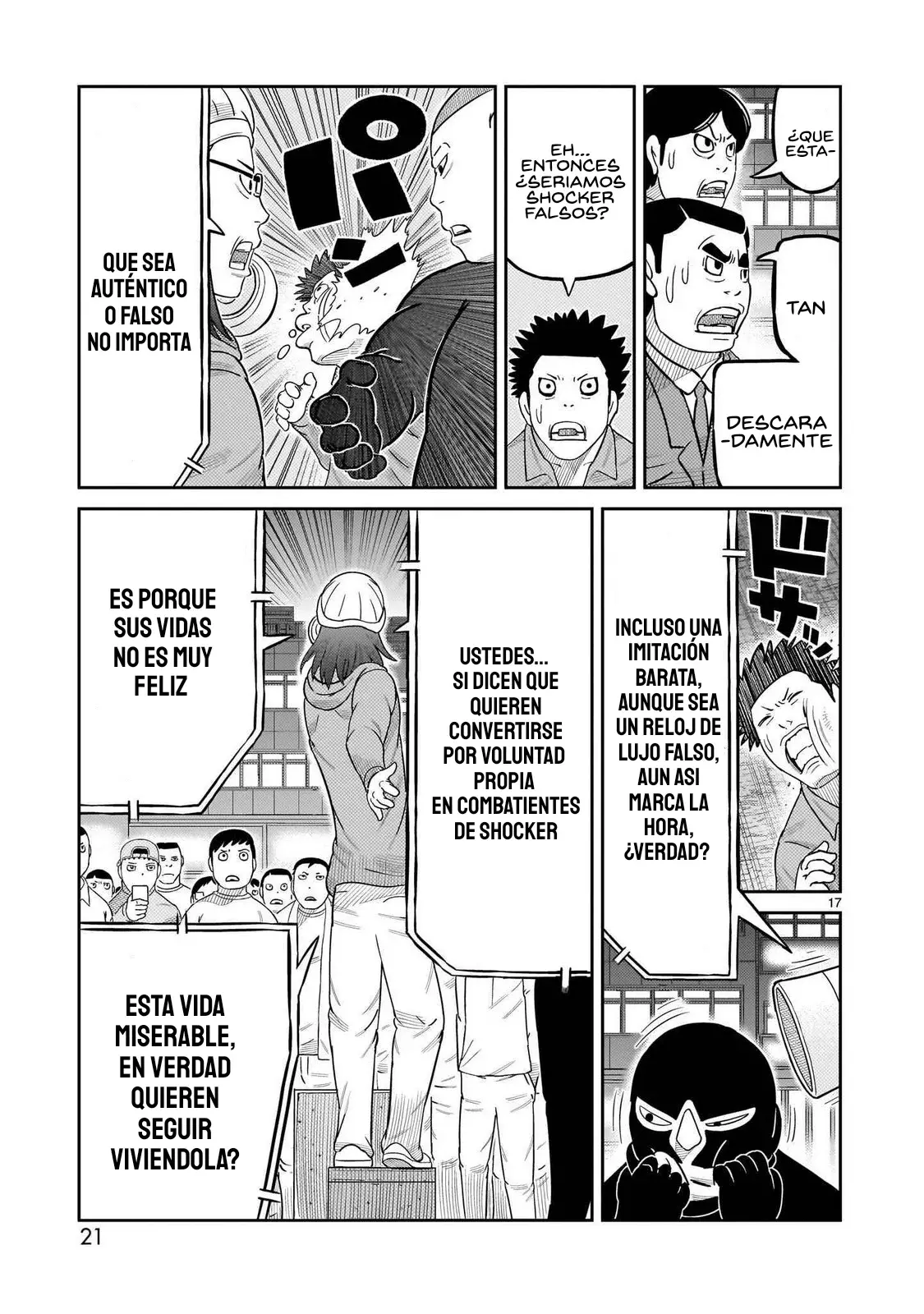Tōjima Tanzaburō wa Kamen Raidā ni Naritai Capitulo 49 página 17