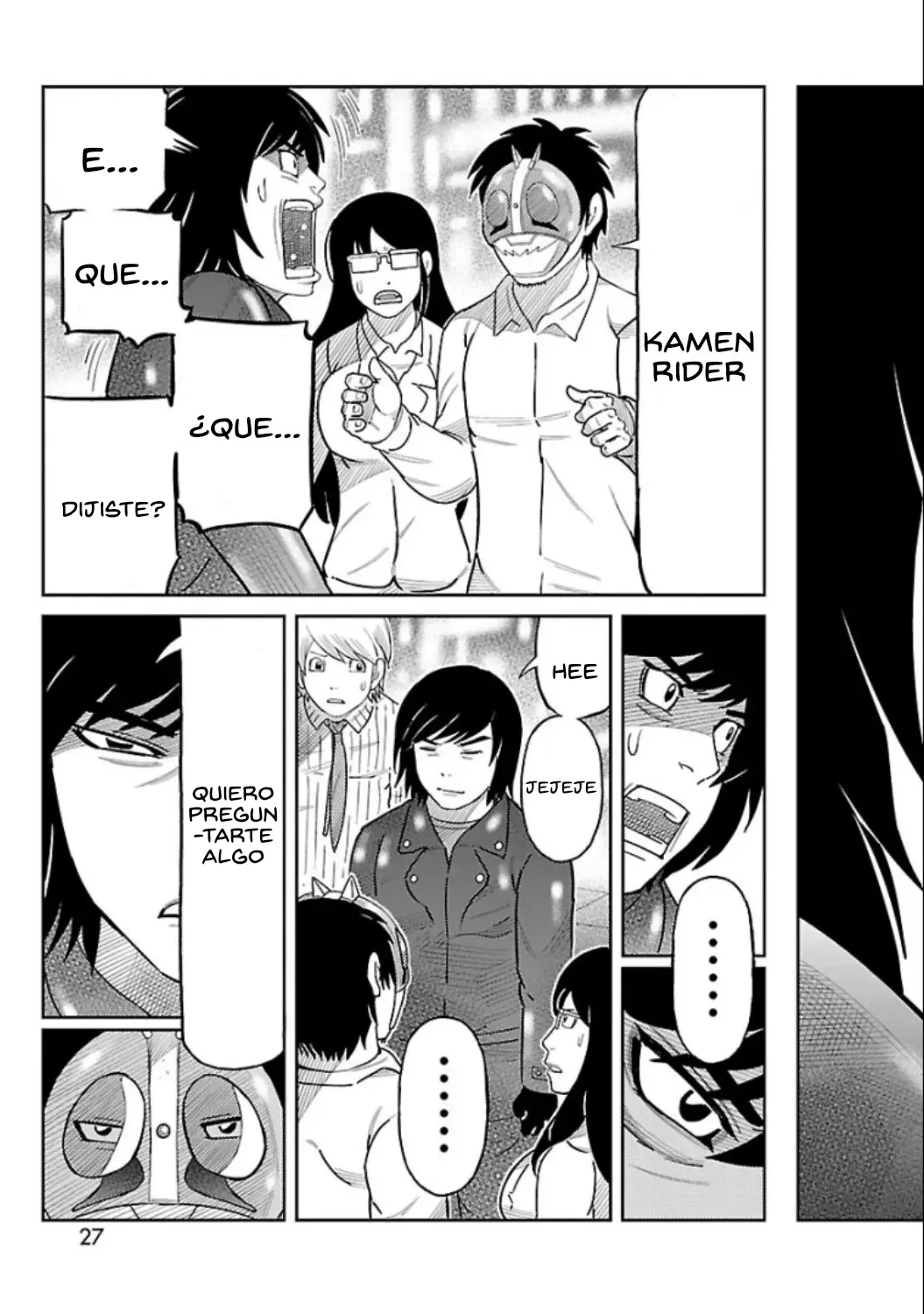 Tōjima Tanzaburō wa Kamen Raidā ni Naritai Capitulo 5 página 26