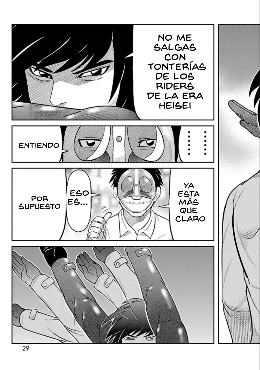 Tōjima Tanzaburō wa Kamen Raidā ni Naritai Capitulo 5 página 28