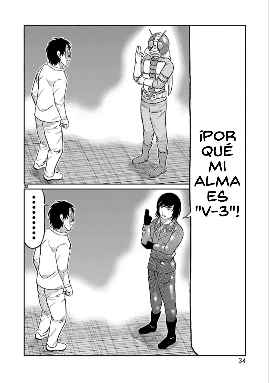 Tōjima Tanzaburō wa Kamen Raidā ni Naritai Capitulo 5 página 33