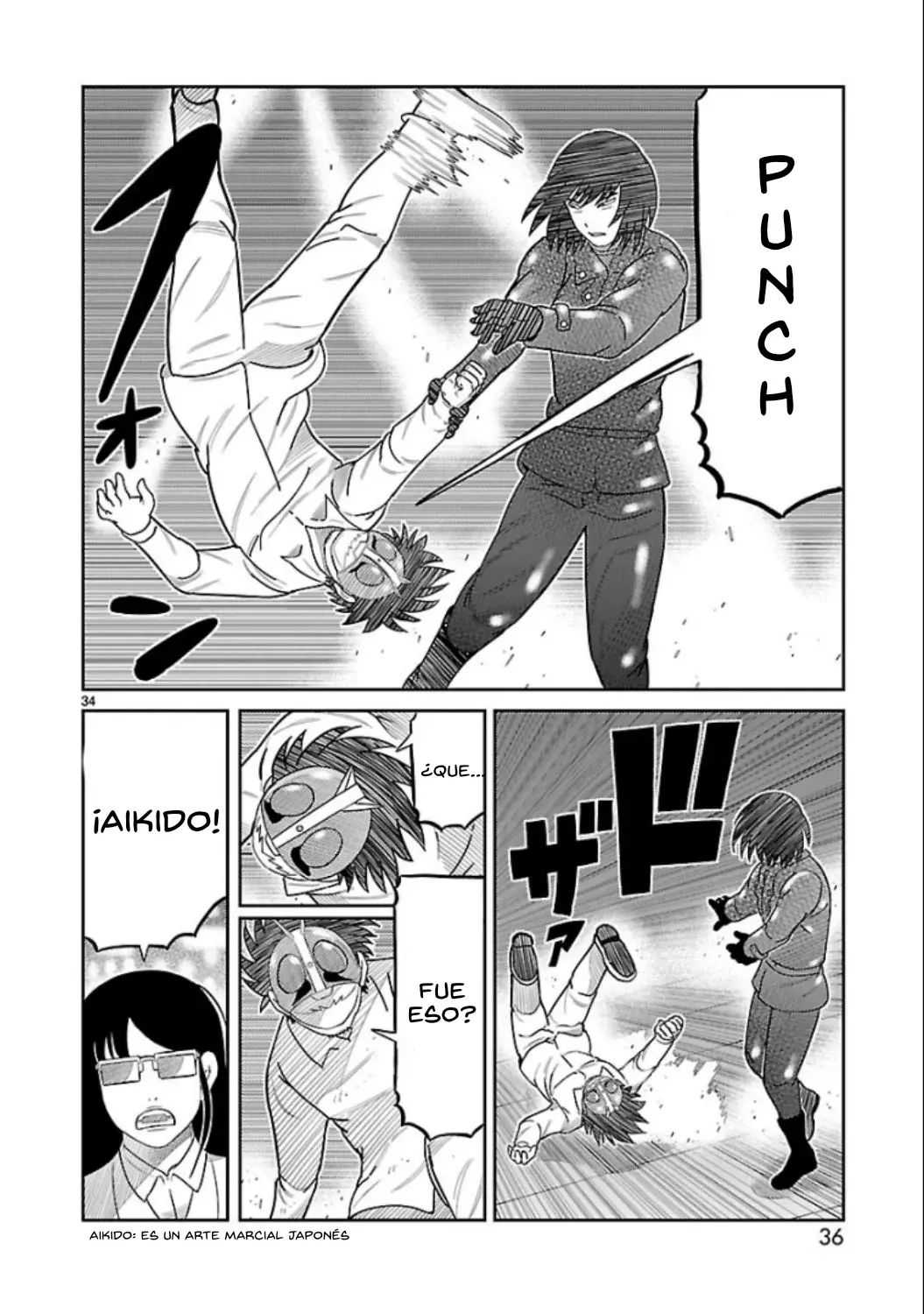 Tōjima Tanzaburō wa Kamen Raidā ni Naritai Capitulo 5 página 35