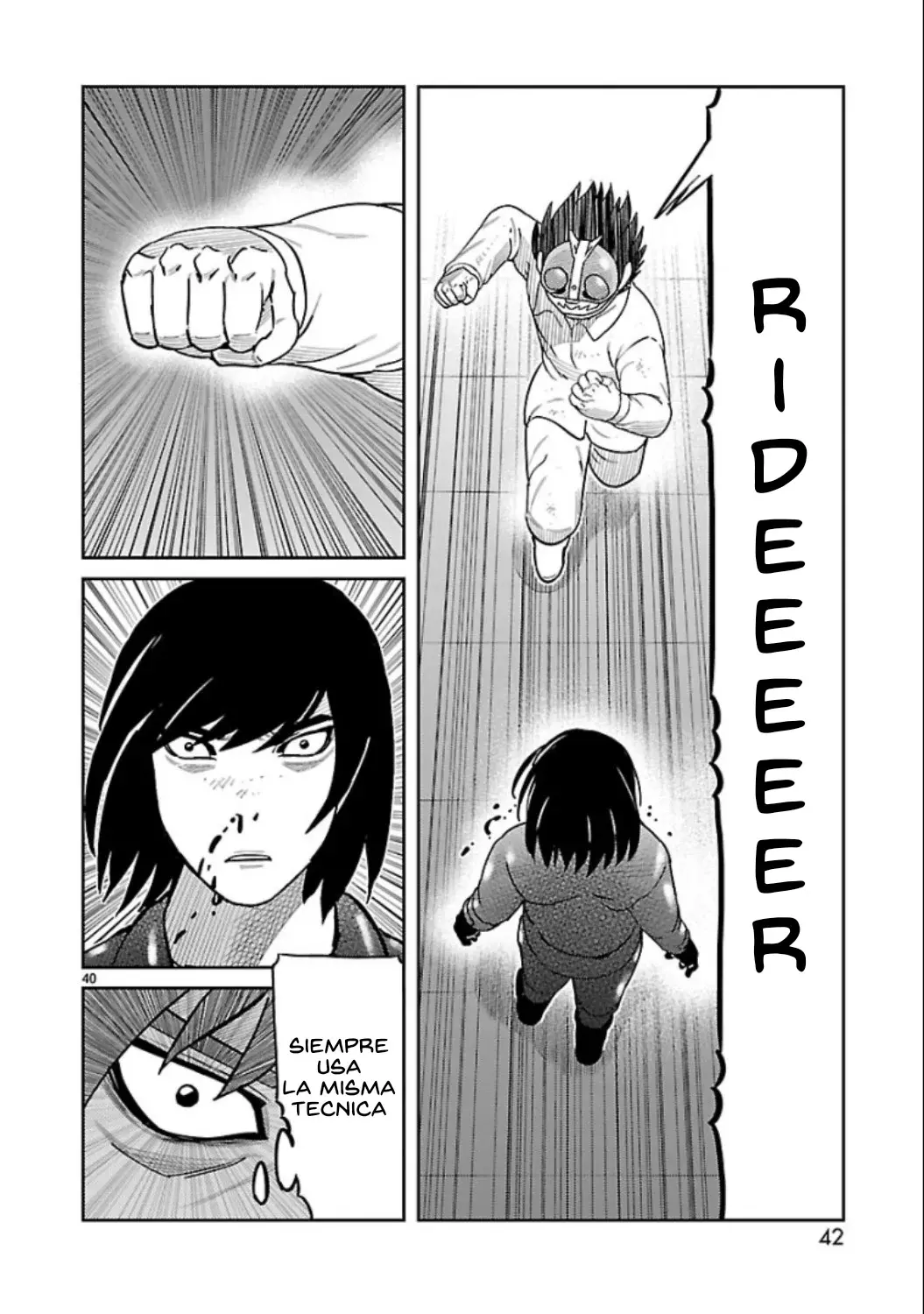Tōjima Tanzaburō wa Kamen Raidā ni Naritai Capitulo 5 página 41