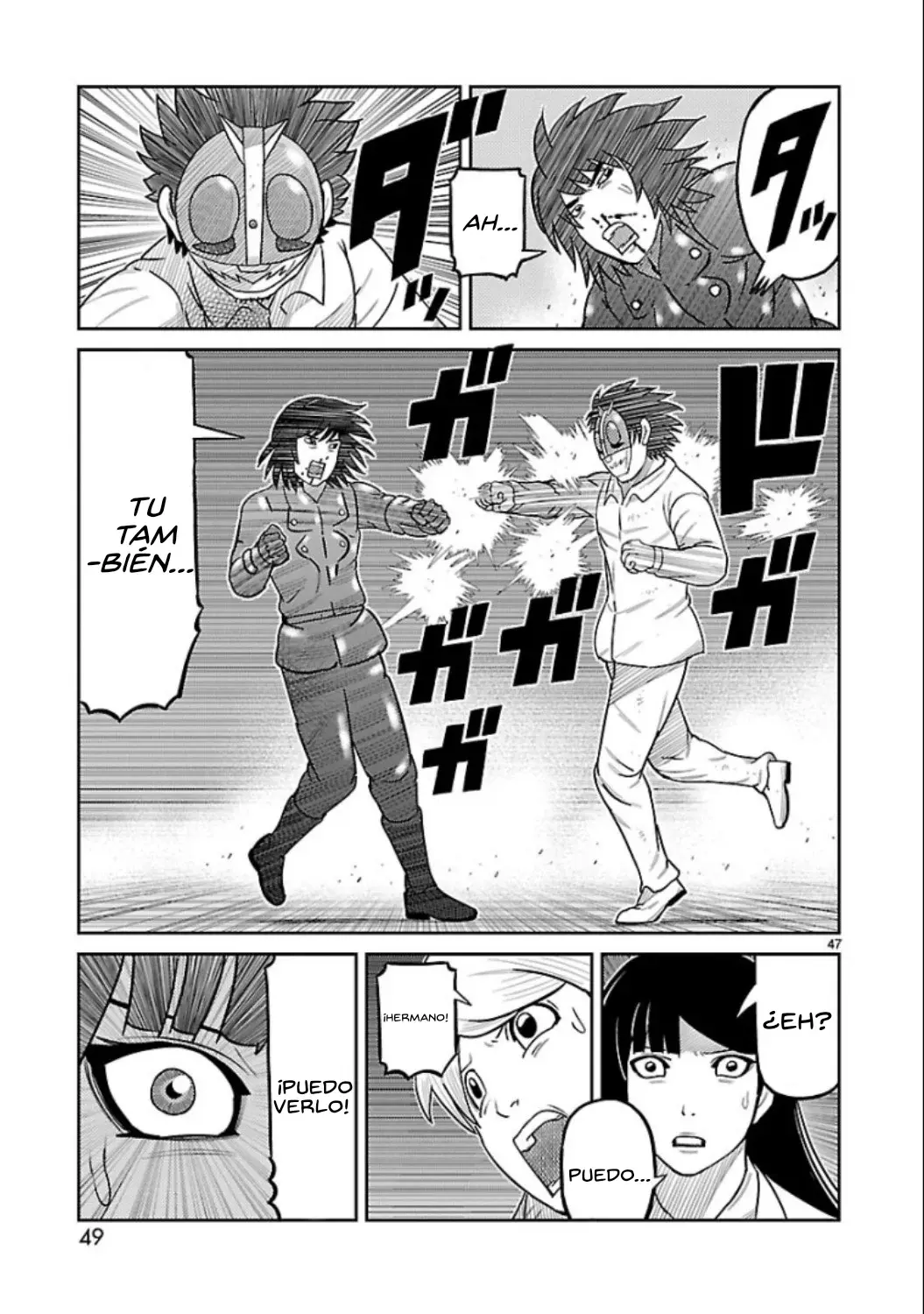Tōjima Tanzaburō wa Kamen Raidā ni Naritai Capitulo 5 página 48