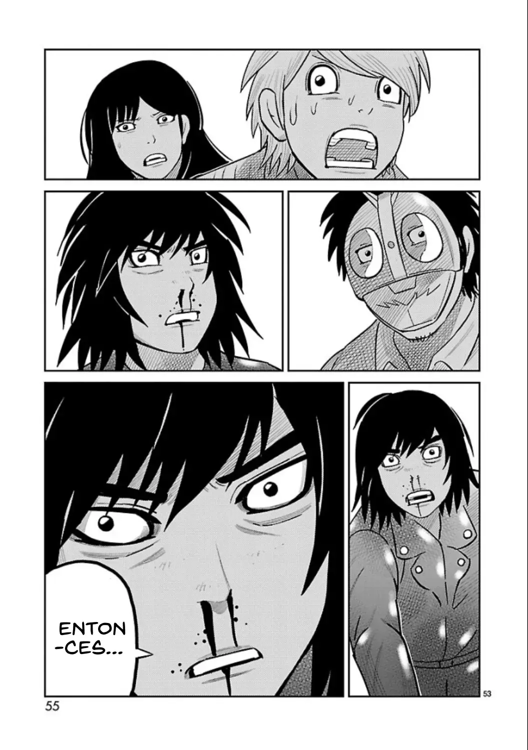 Tōjima Tanzaburō wa Kamen Raidā ni Naritai Capitulo 5 página 54