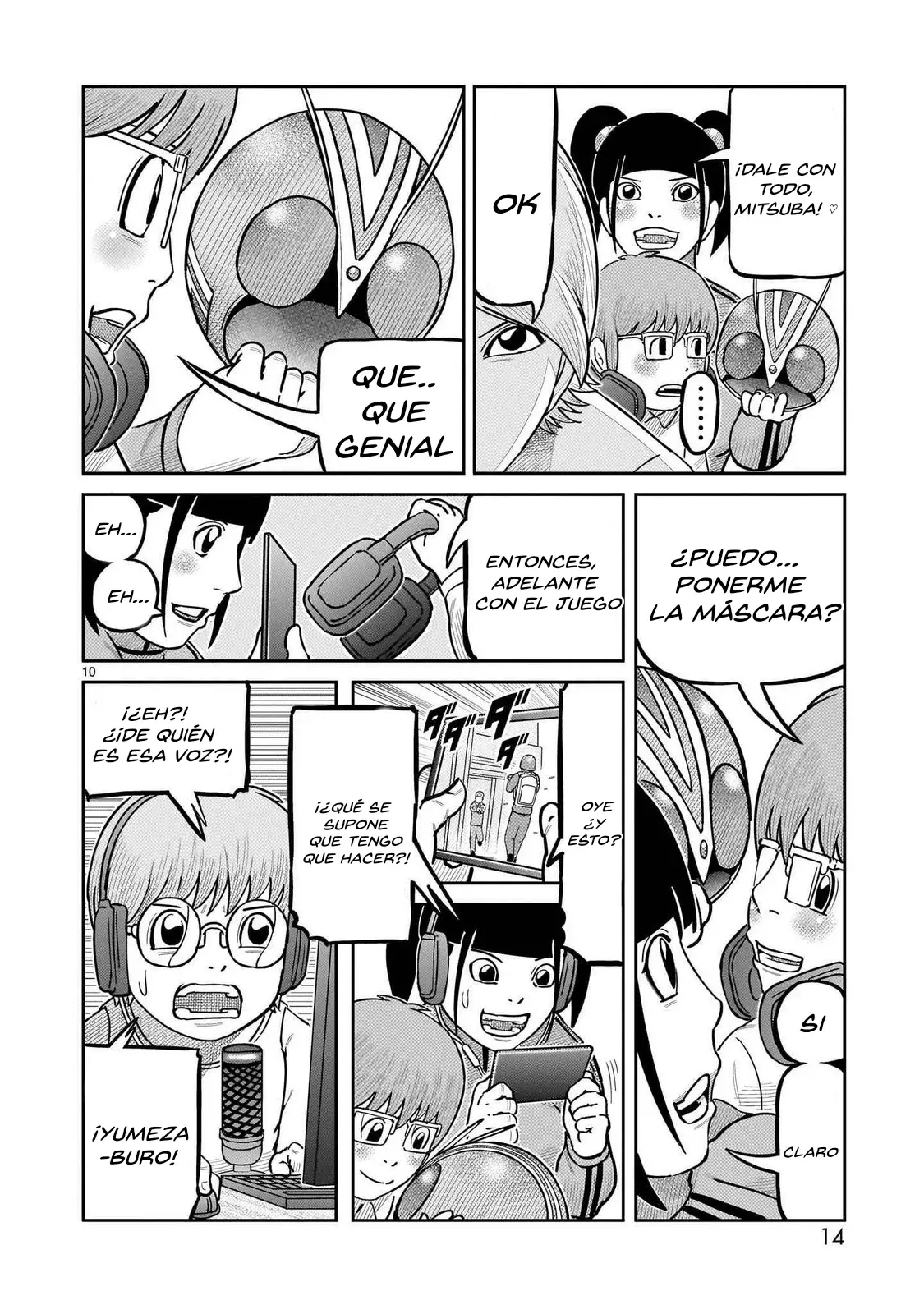 Tōjima Tanzaburō wa Kamen Raidā ni Naritai Capitulo 53 página 10
