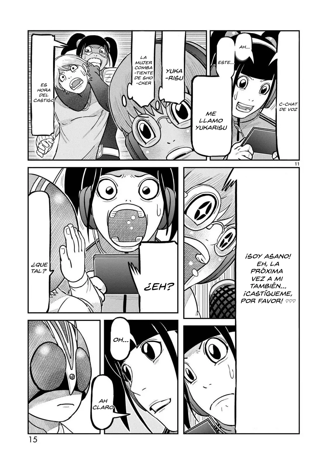 Tōjima Tanzaburō wa Kamen Raidā ni Naritai Capitulo 53 página 11