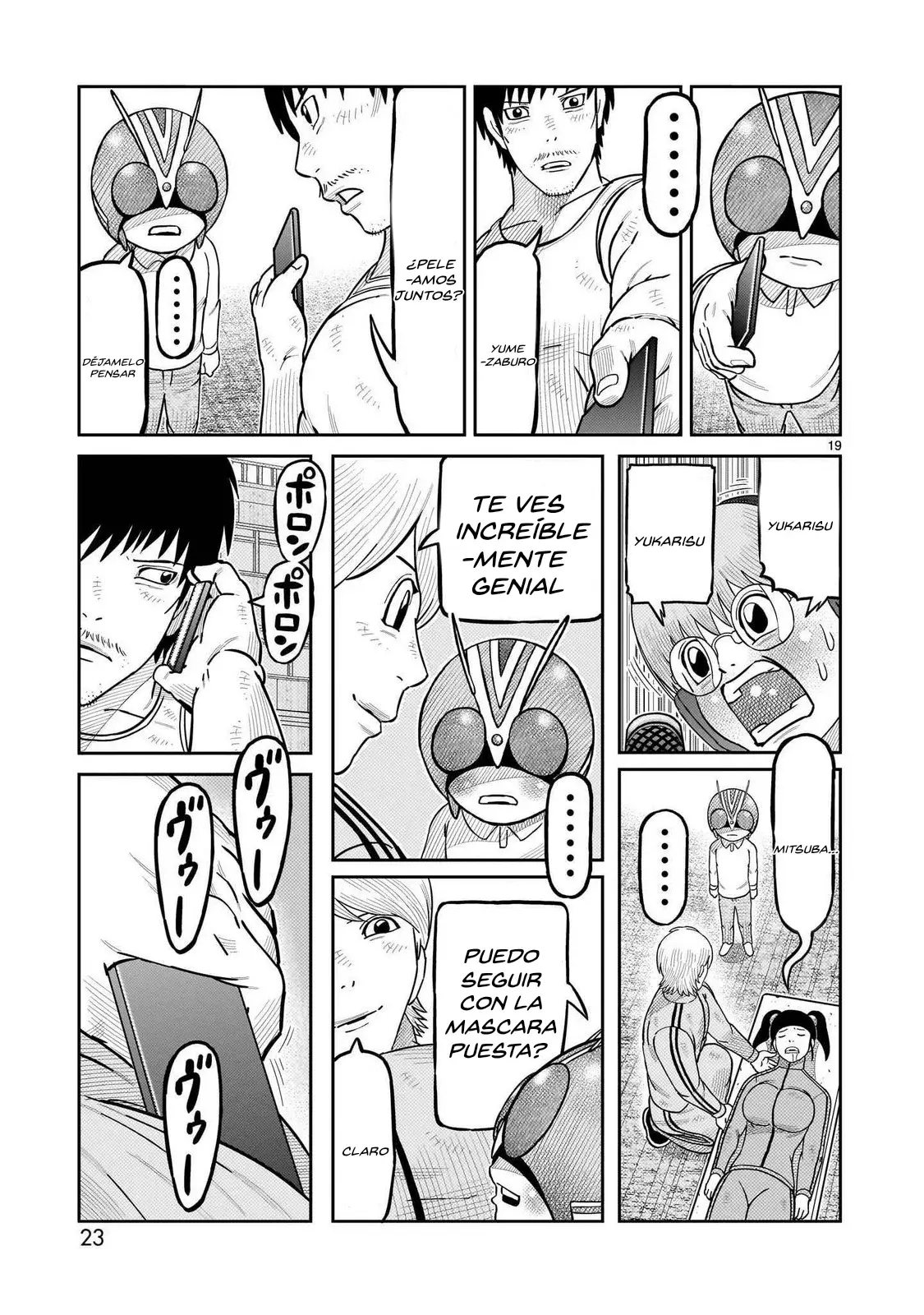 Tōjima Tanzaburō wa Kamen Raidā ni Naritai Capitulo 53 página 16