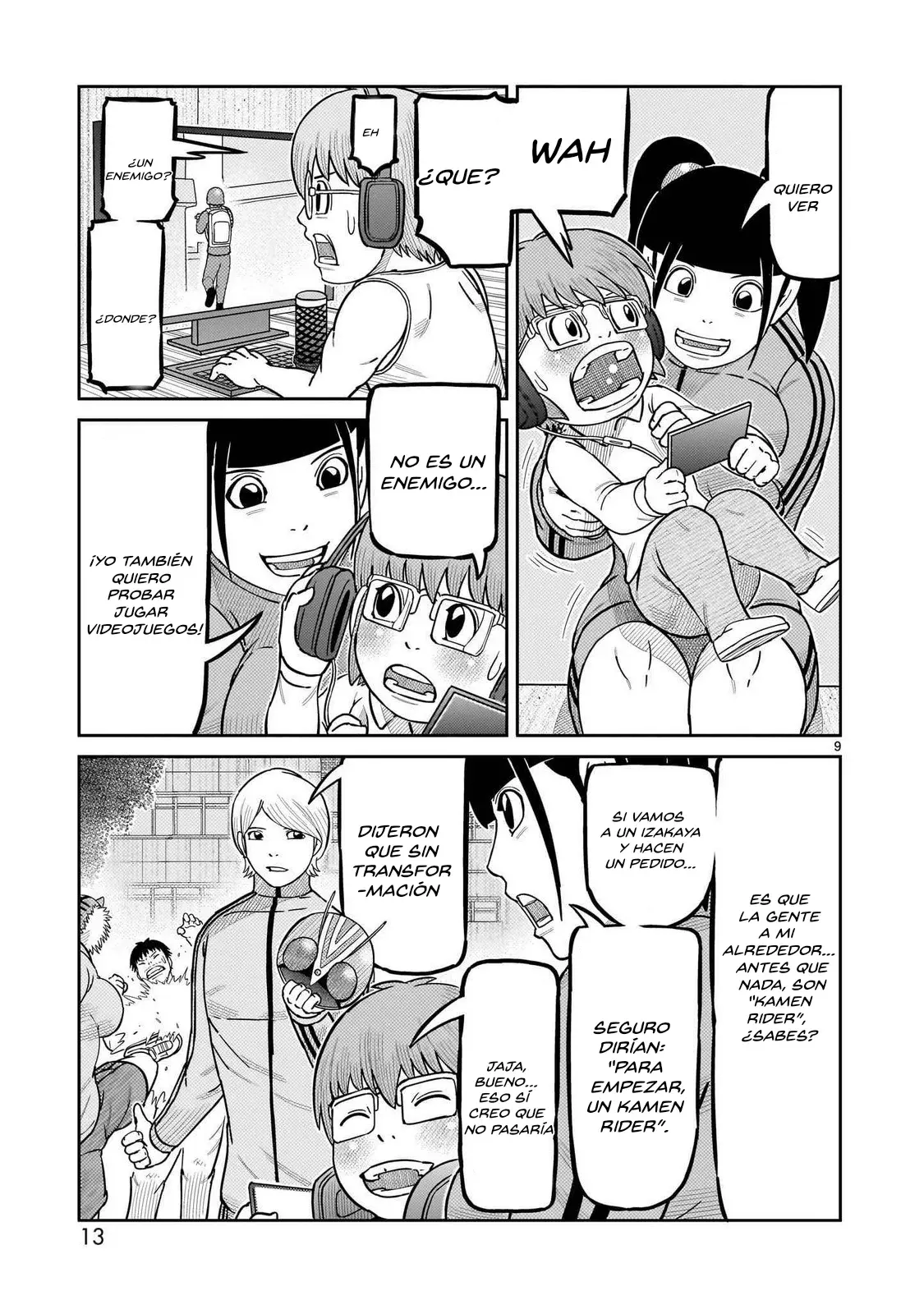 Tōjima Tanzaburō wa Kamen Raidā ni Naritai Capitulo 53 página 9