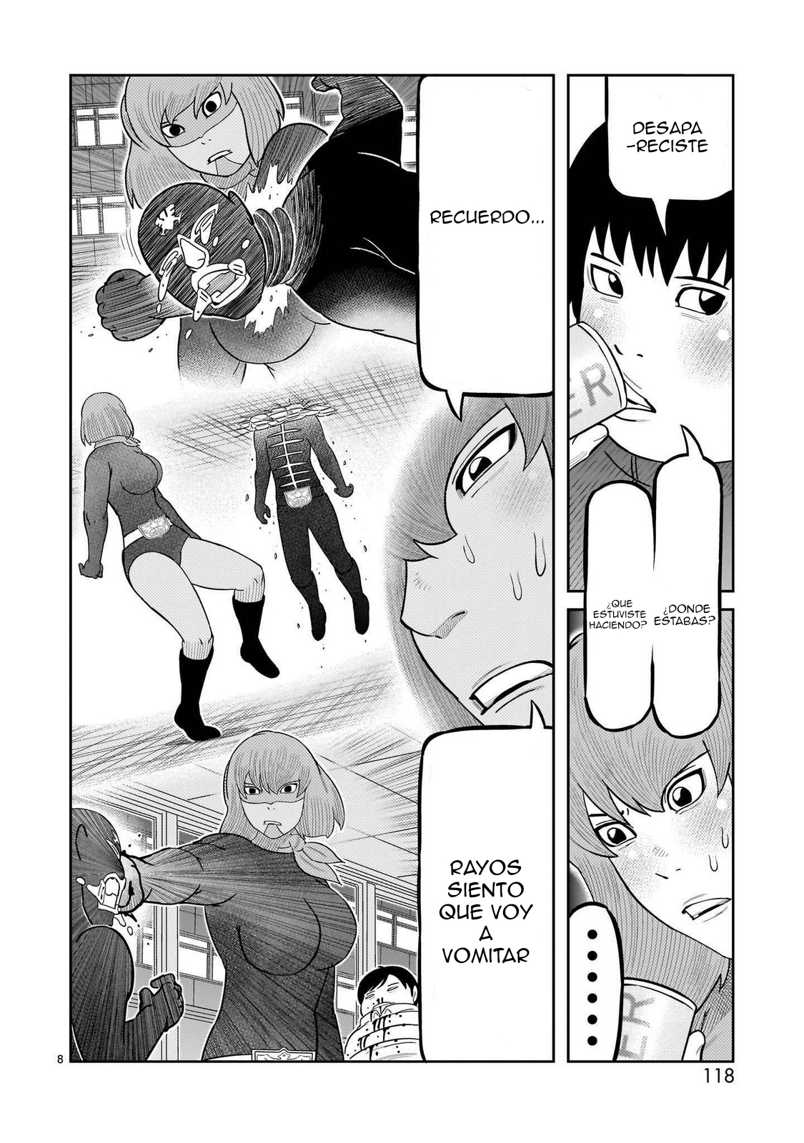 Tōjima Tanzaburō wa Kamen Raidā ni Naritai Capitulo 59 página 8