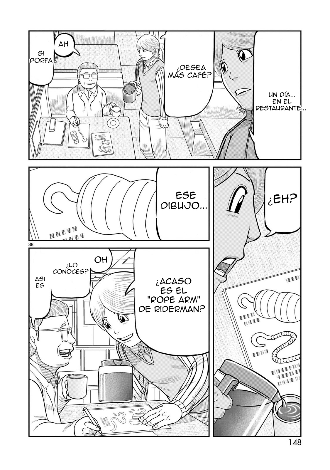 Tōjima Tanzaburō wa Kamen Raidā ni Naritai Capitulo 63 página 33