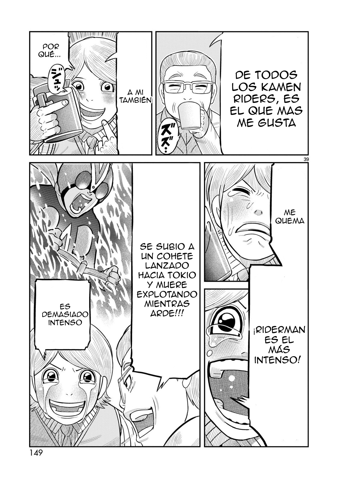 Tōjima Tanzaburō wa Kamen Raidā ni Naritai Capitulo 63 página 34