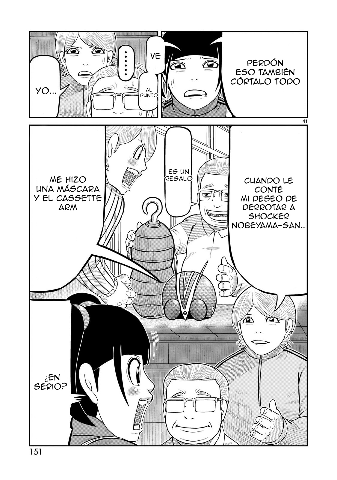 Tōjima Tanzaburō wa Kamen Raidā ni Naritai Capitulo 63 página 36