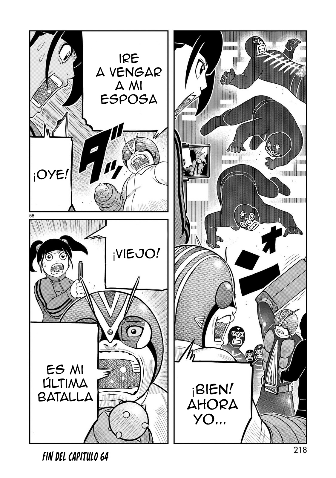 Tōjima Tanzaburō wa Kamen Raidā ni Naritai Capitulo 64 página 45
