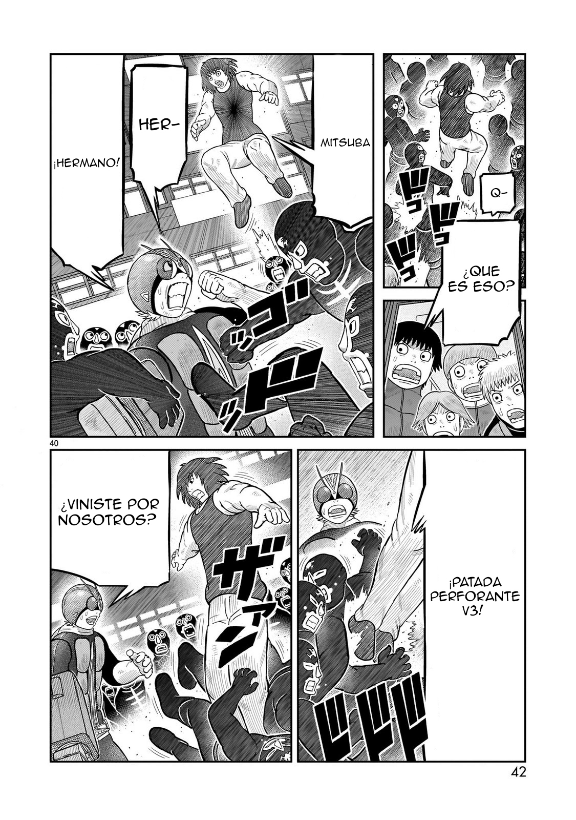 Tōjima Tanzaburō wa Kamen Raidā ni Naritai Capitulo 65 página 34
