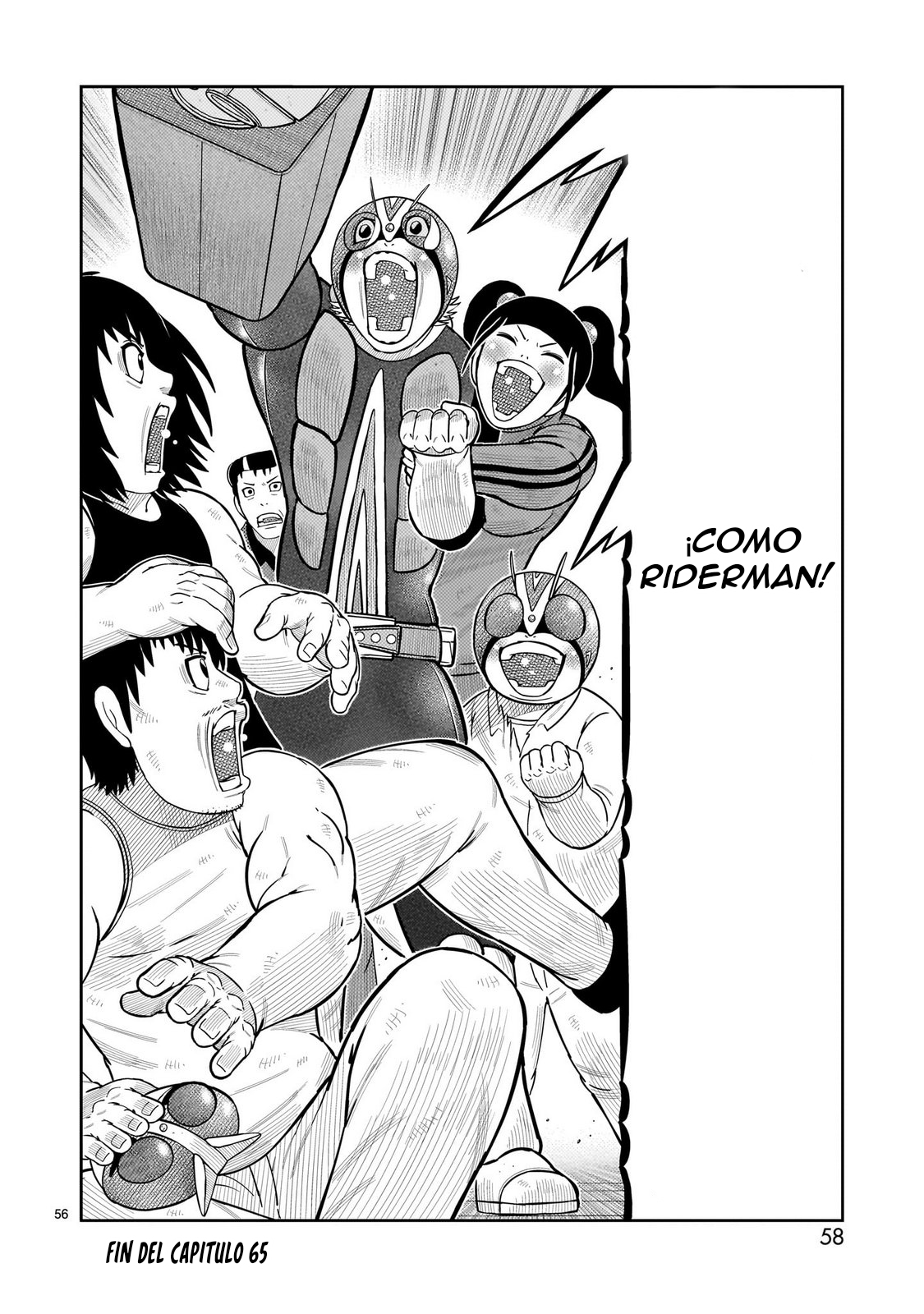 Tōjima Tanzaburō wa Kamen Raidā ni Naritai Capitulo 65 página 45