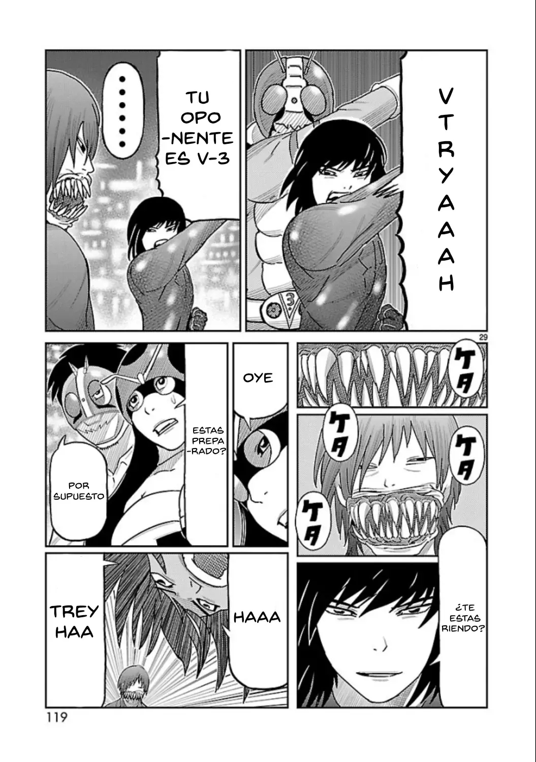 Tōjima Tanzaburō wa Kamen Raidā ni Naritai Capitulo 7 página 30