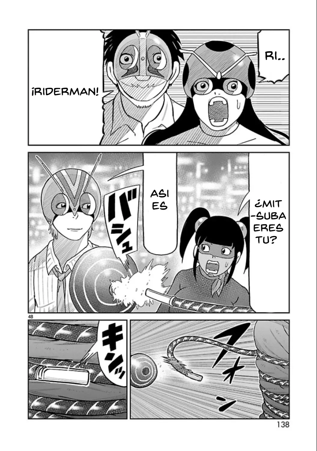 Tōjima Tanzaburō wa Kamen Raidā ni Naritai Capitulo 7 página 49