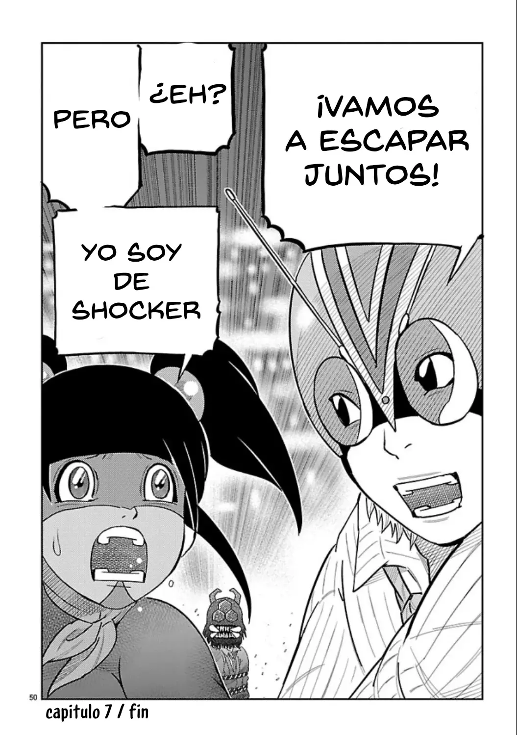 Tōjima Tanzaburō wa Kamen Raidā ni Naritai Capitulo 7 página 51