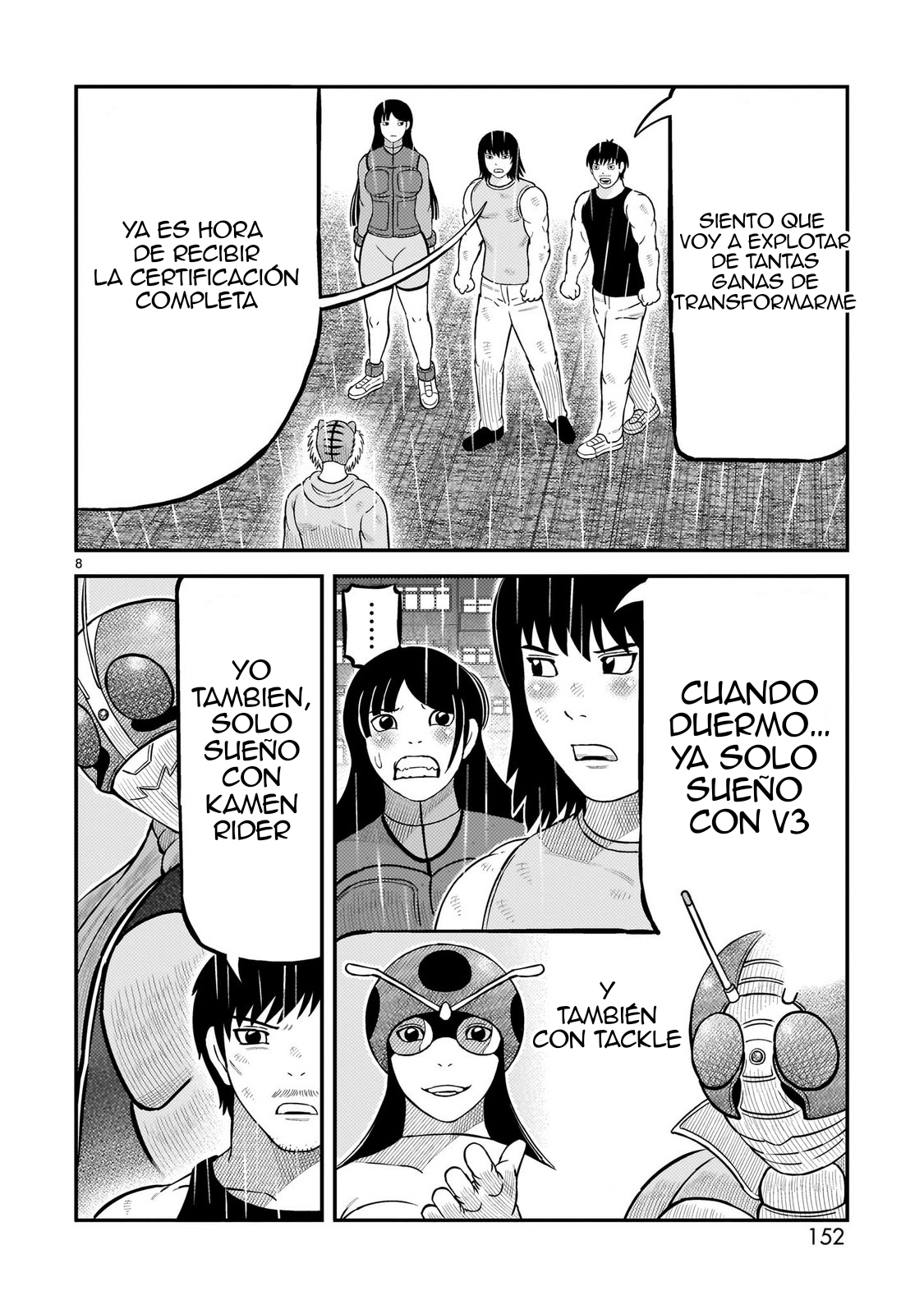 Tōjima Tanzaburō wa Kamen Raidā ni Naritai Capitulo 71 página 7