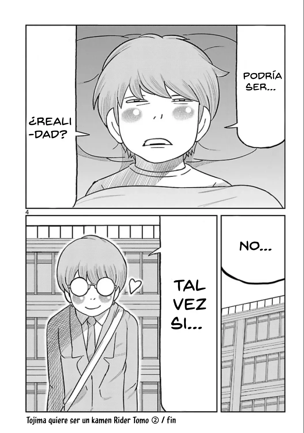 Tōjima Tanzaburō wa Kamen Raidā ni Naritai Capitulo 8.1 página 4