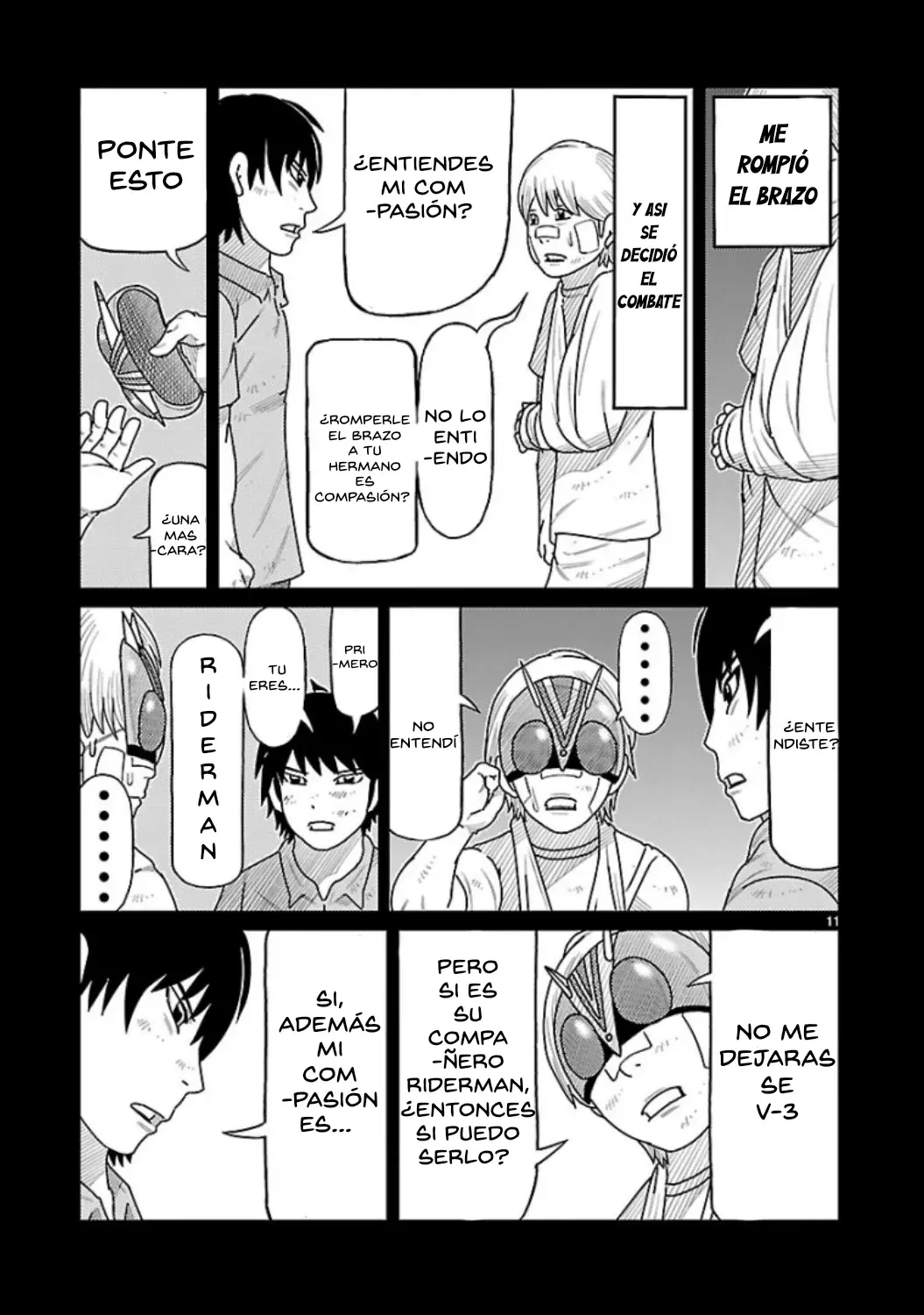 Tōjima Tanzaburō wa Kamen Raidā ni Naritai Capitulo 8 página 12