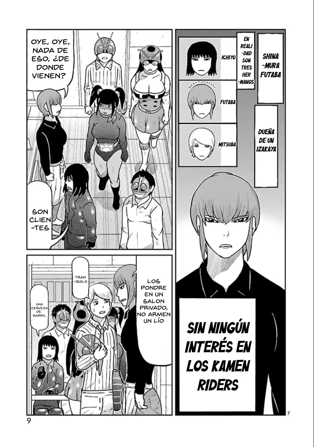 Tōjima Tanzaburō wa Kamen Raidā ni Naritai Capitulo 9 página 6