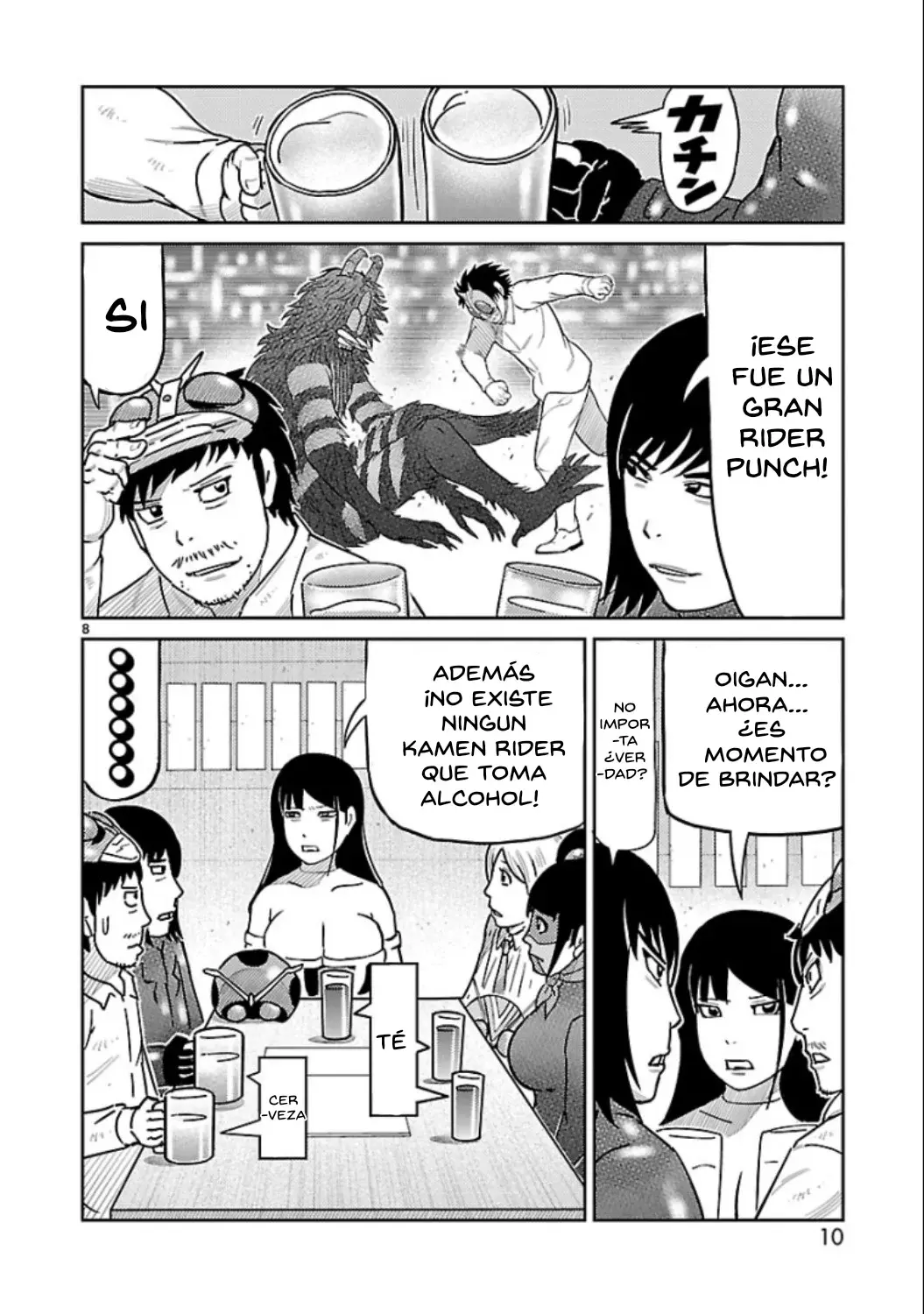 Tōjima Tanzaburō wa Kamen Raidā ni Naritai Capitulo 9 página 7