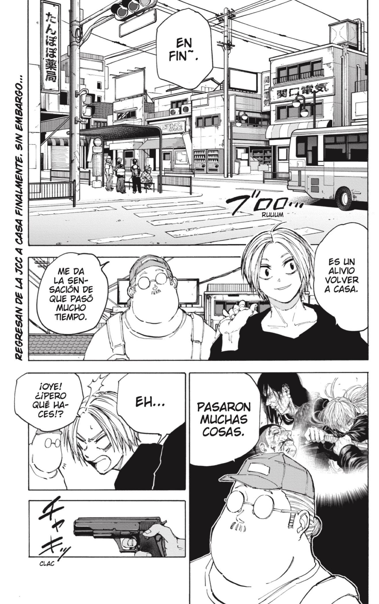 Sakamoto Days Capitulo 105: Distintos objetivos. página 3