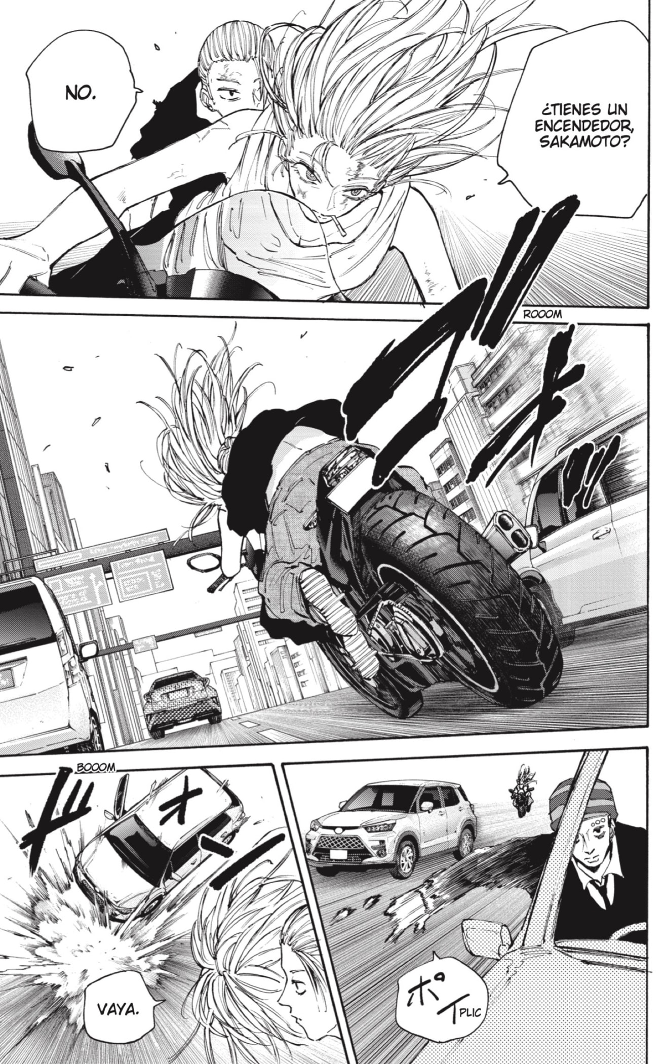 Sakamoto Days Capitulo 113: Persecución en coche página 13