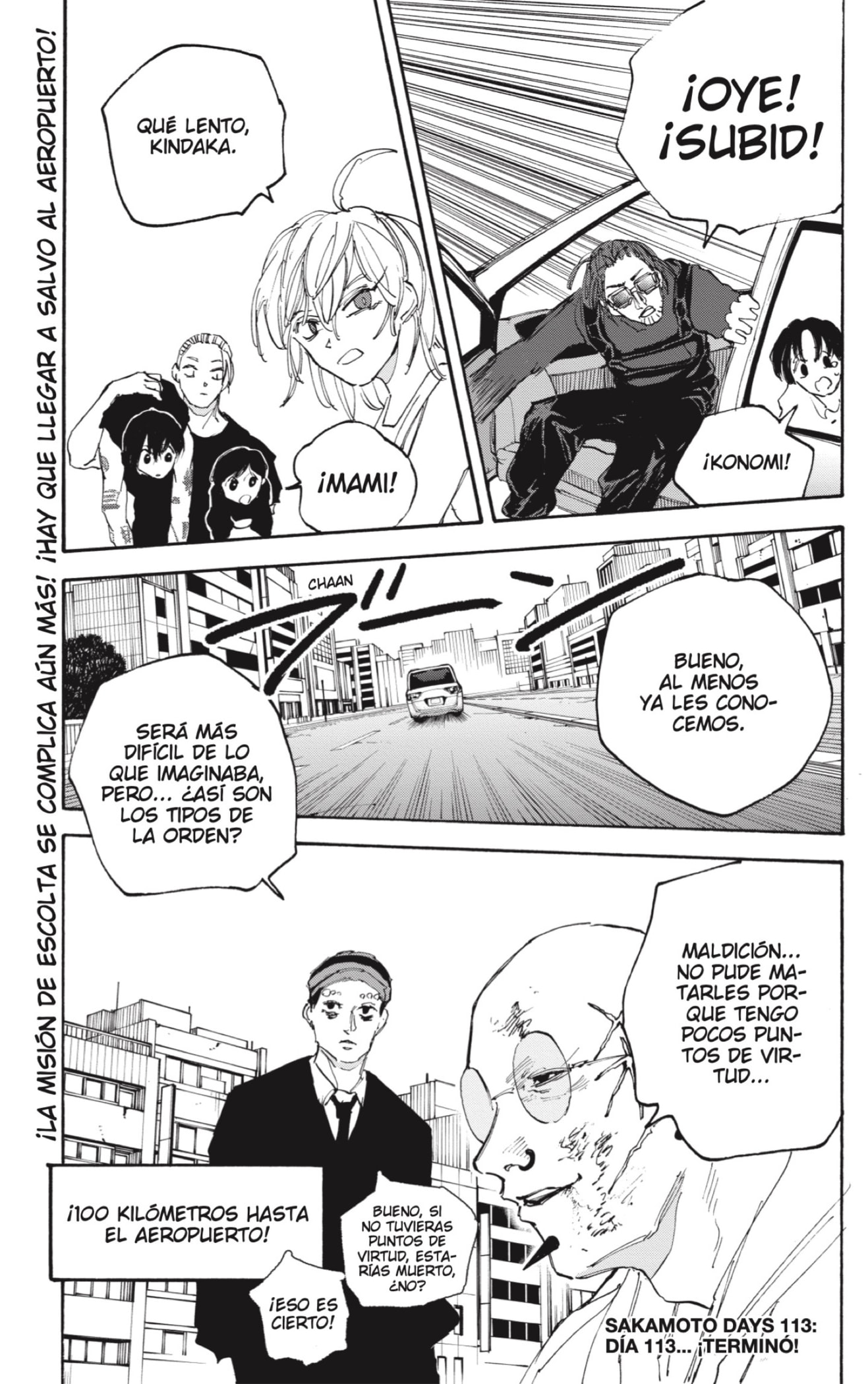 Sakamoto Days Capitulo 113: Persecución en coche página 21