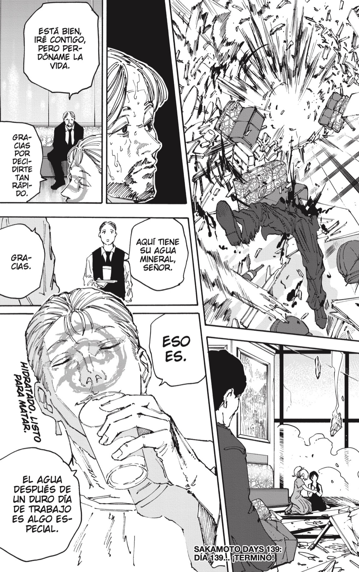 Sakamoto Days Capitulo 139: Nada como un buen trago de agua página 19