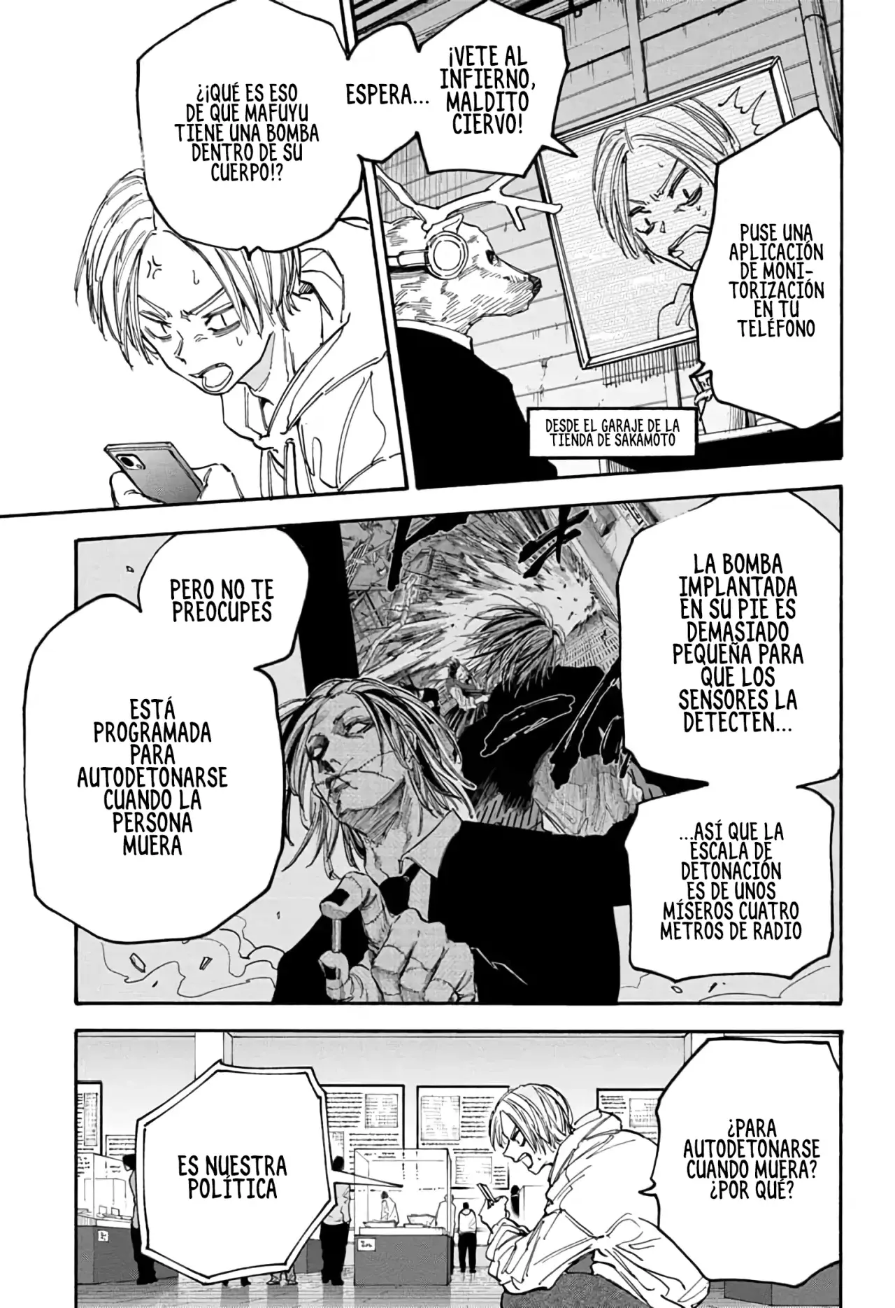 Sakamoto Days Capitulo 142: El objetivo de X página 6