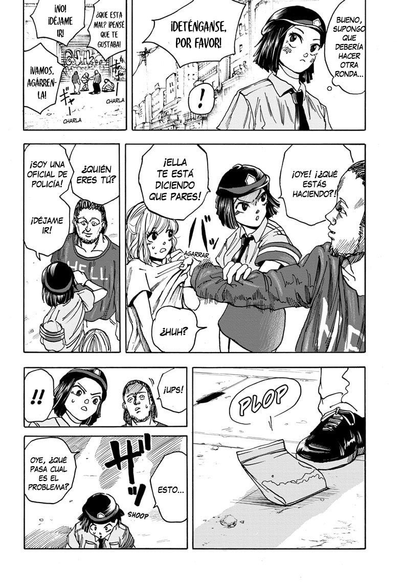 Sakamoto Days Capitulo 3: Oficial Nakase y el héroe misterioso página 12