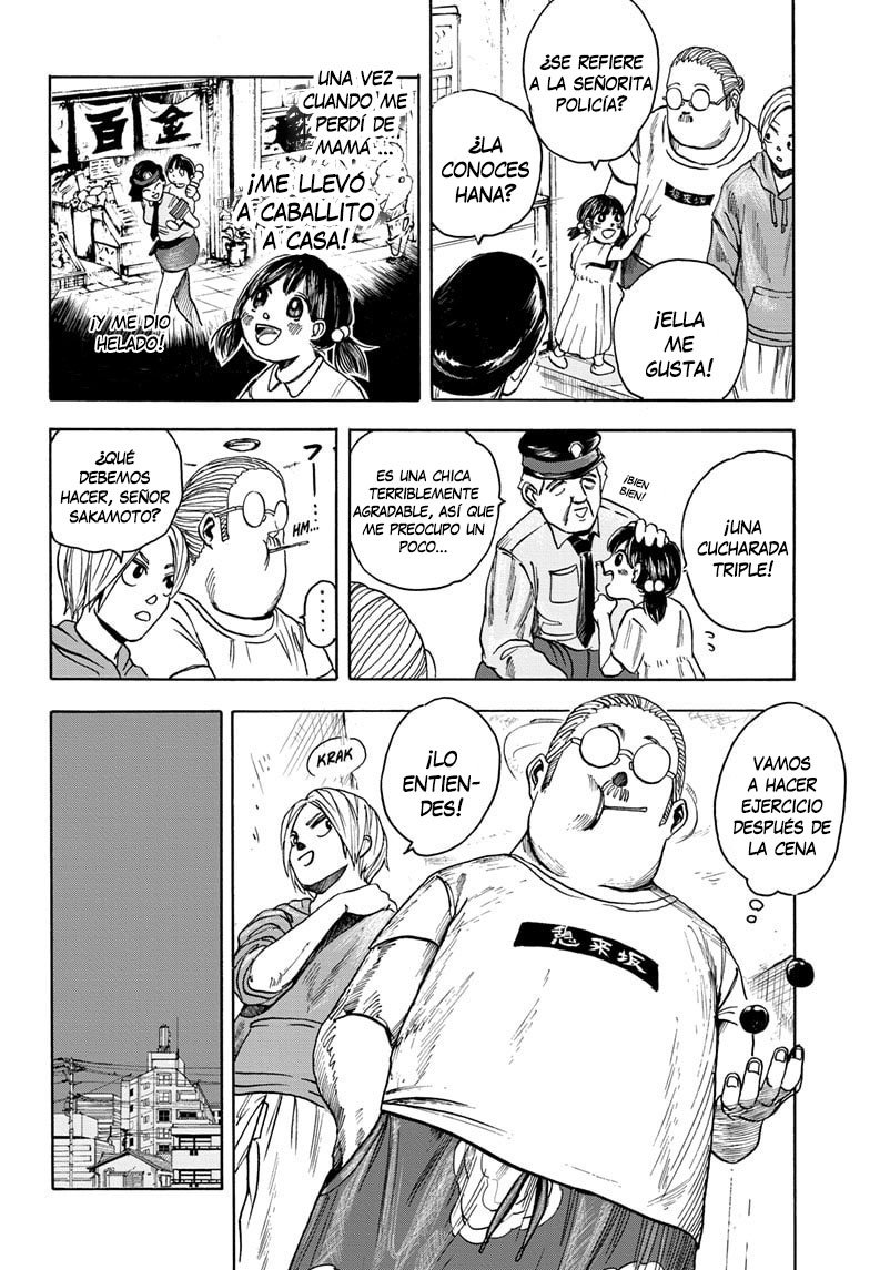 Sakamoto Days Capitulo 3: Oficial Nakase y el héroe misterioso página 14