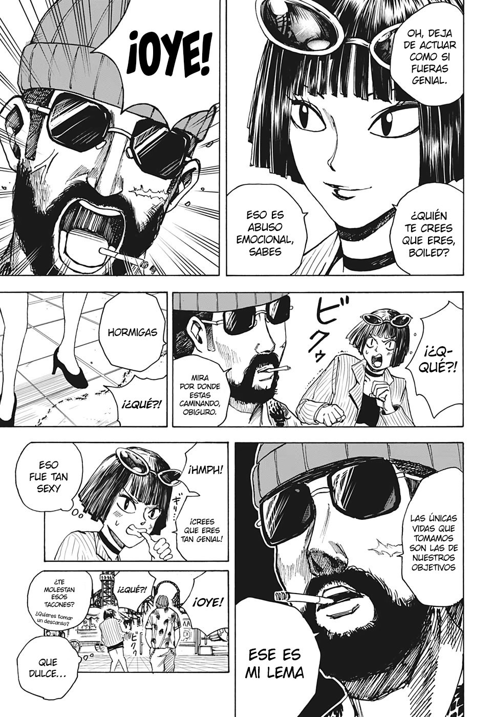 Sakamoto Days Capitulo 9: Boiled y Obiguro página 12