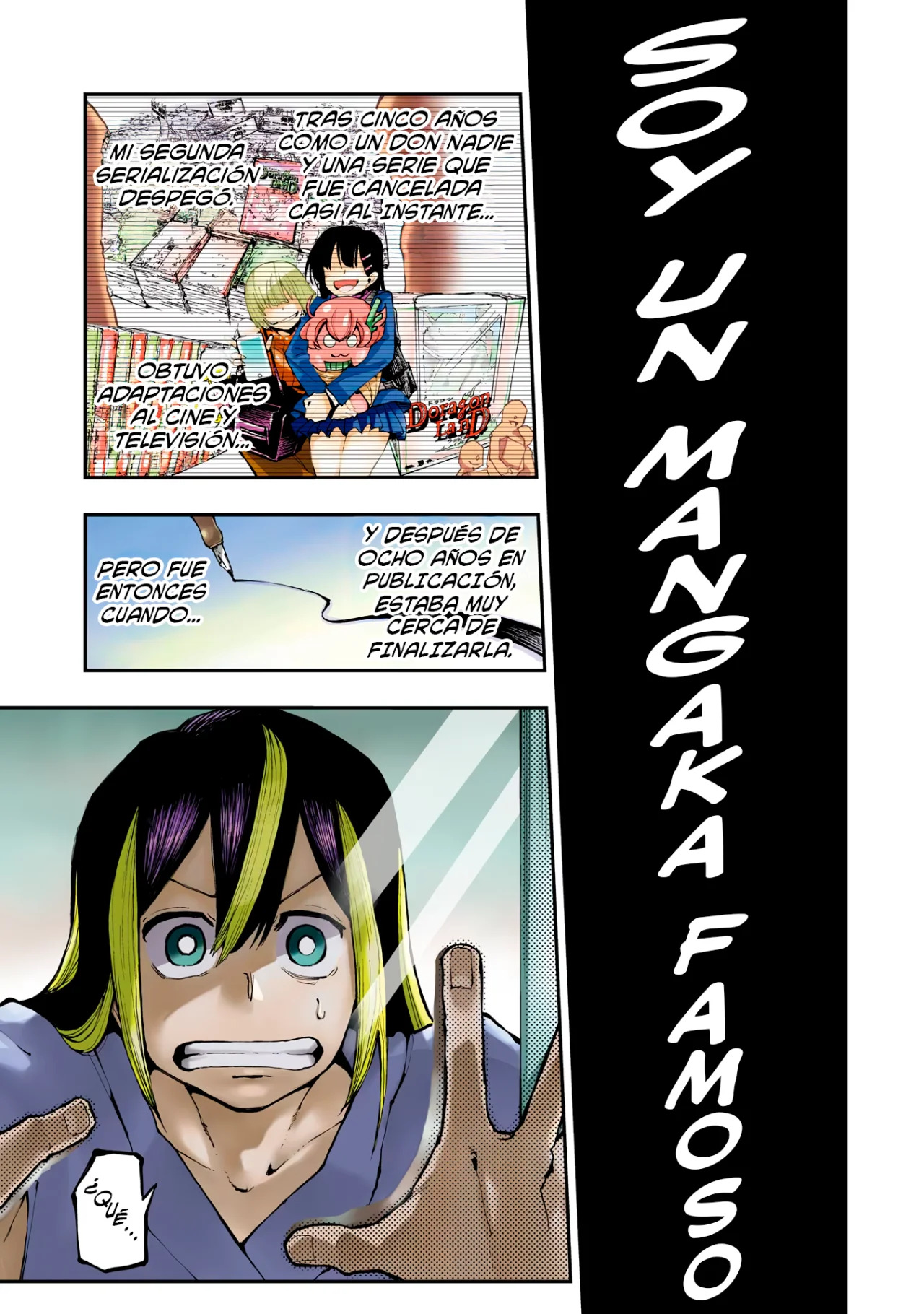 El Camaleón y el Dragón. Capitulo 1: Los dos mangakas página 2