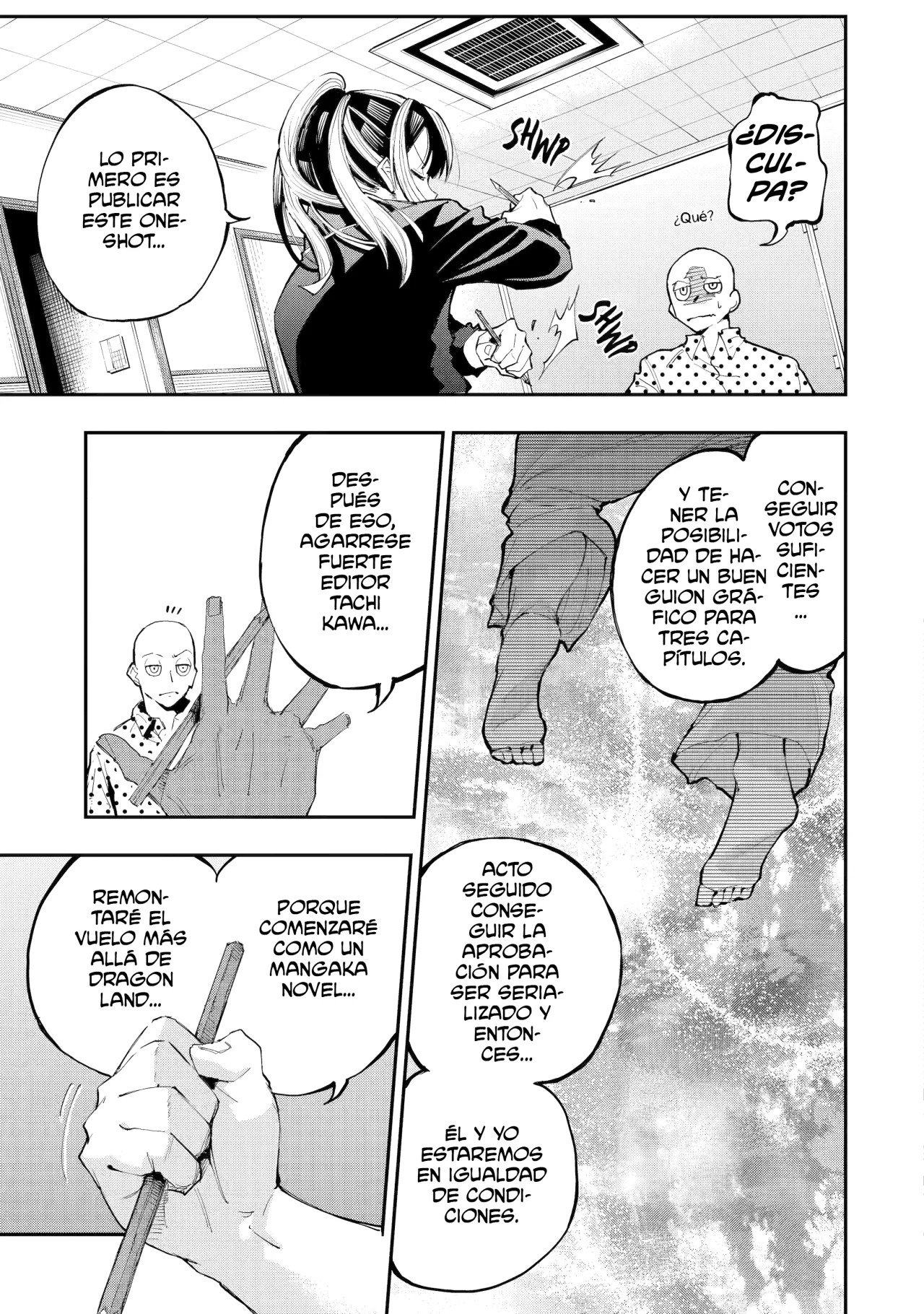 El Camaleón y el Dragón. Capitulo 1: Los dos mangakas página 43