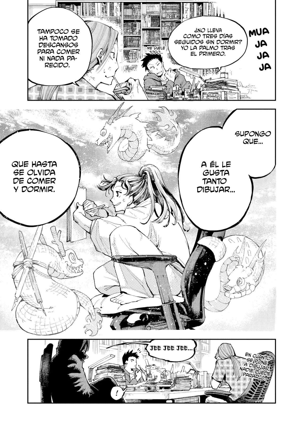 El Camaleón y el Dragón. Capitulo 1: Los dos mangakas página 9