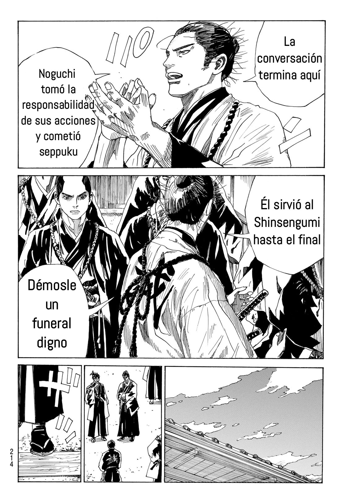 Ao no Miburo —Shinsengumi Hen— Capitulo 14 página 10