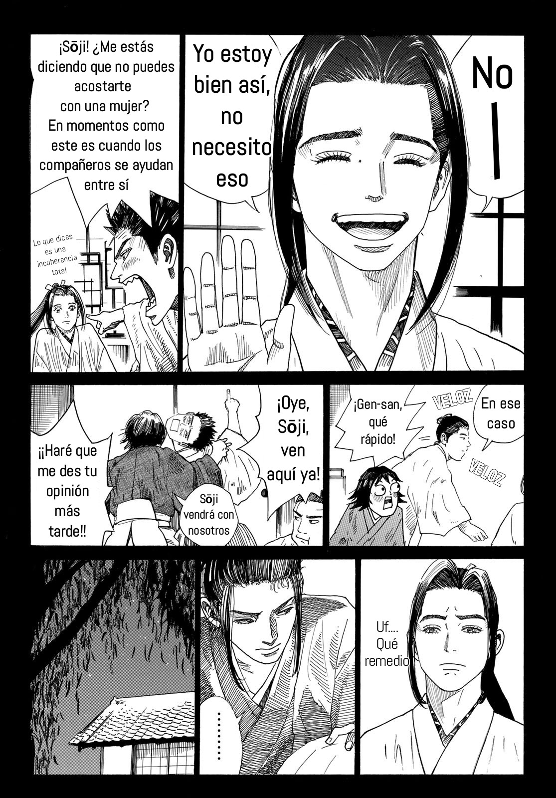 Ao no Miburo —Shinsengumi Hen— Capitulo 14 página 14