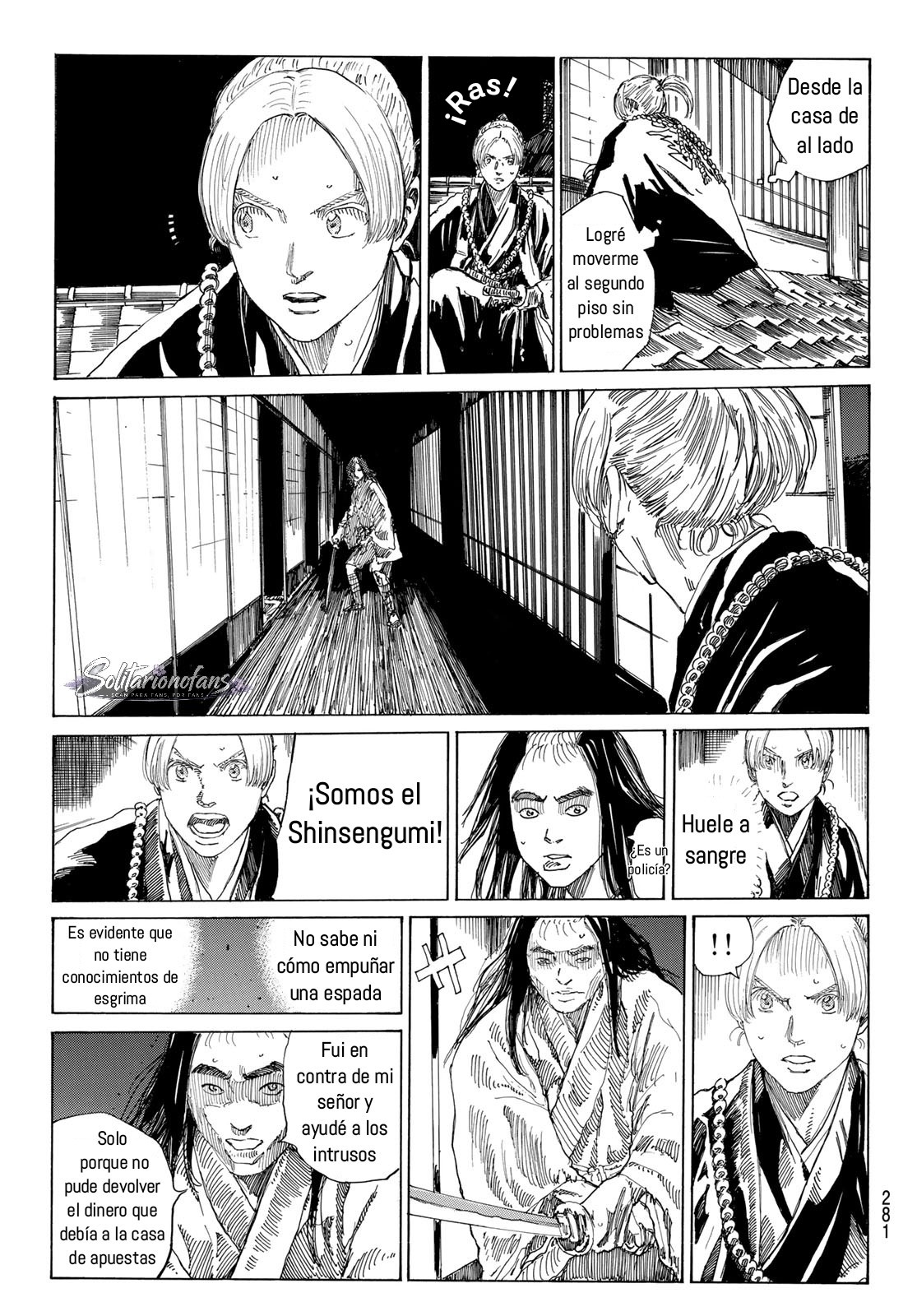 Ao no Miburo —Shinsengumi Hen— Capitulo 17 página 7