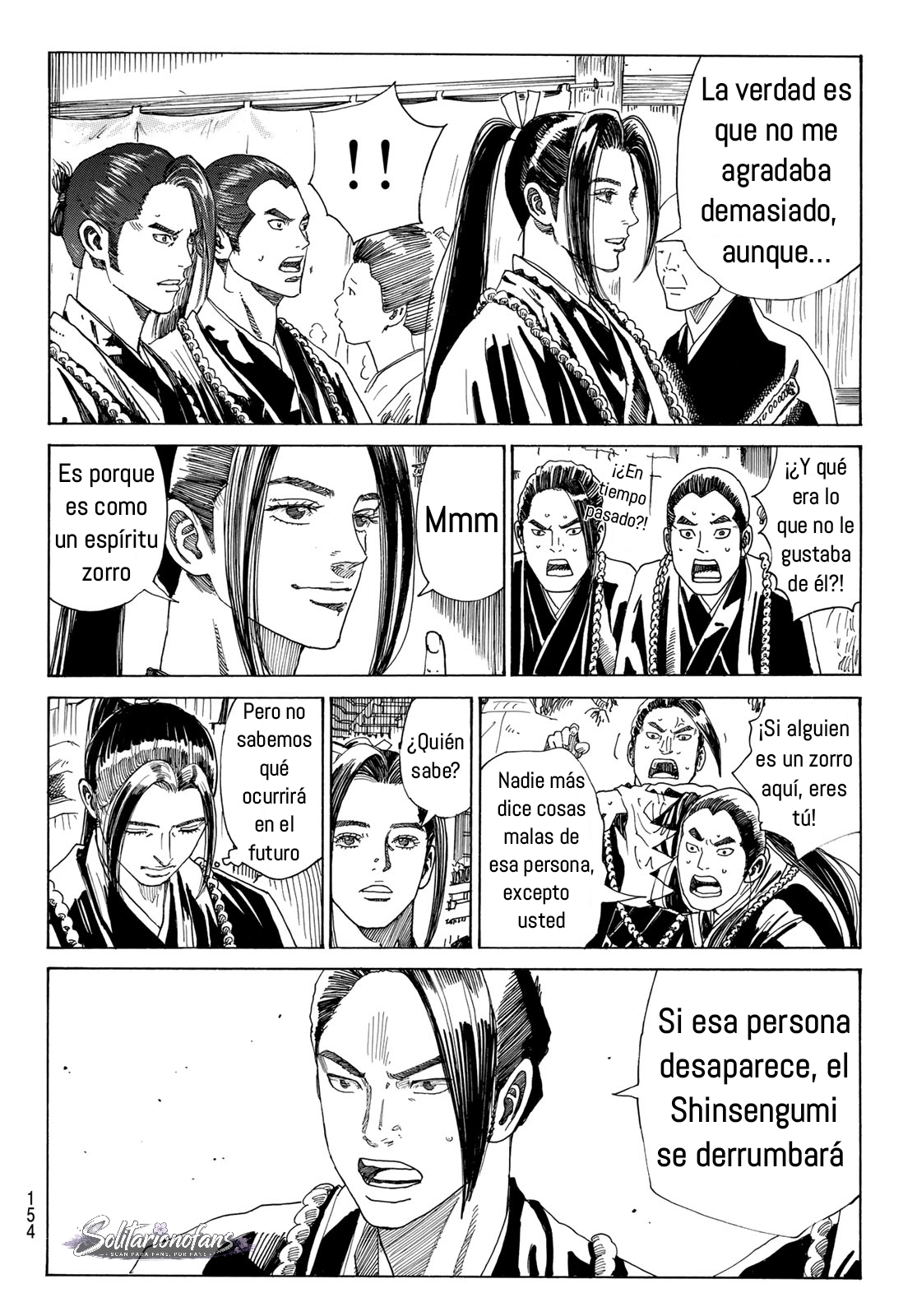 Ao no Miburo —Shinsengumi Hen— Capitulo 19 página 10