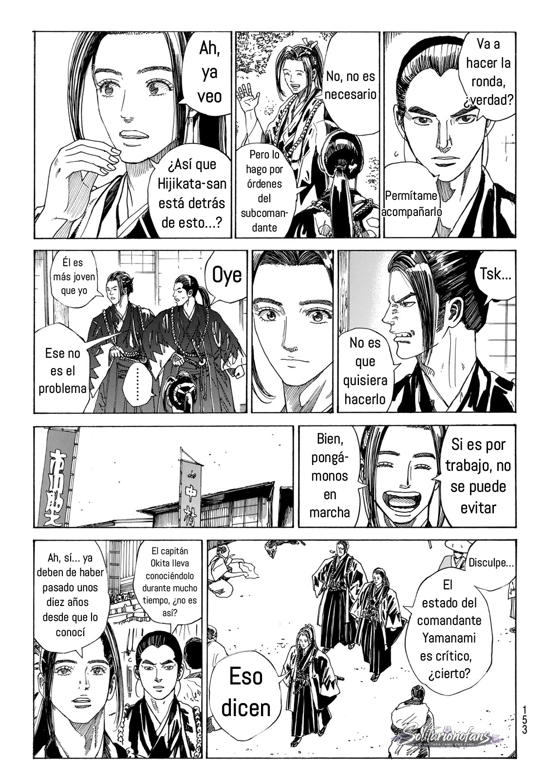 Ao no Miburo —Shinsengumi Hen— Capitulo 19 página 9