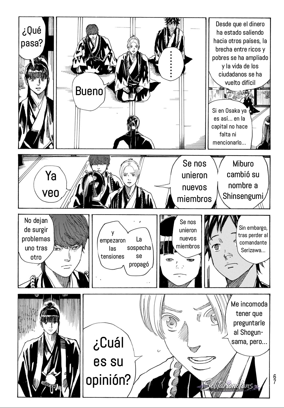 Ao no Miburo —Shinsengumi Hen— Capitulo 20 página 9