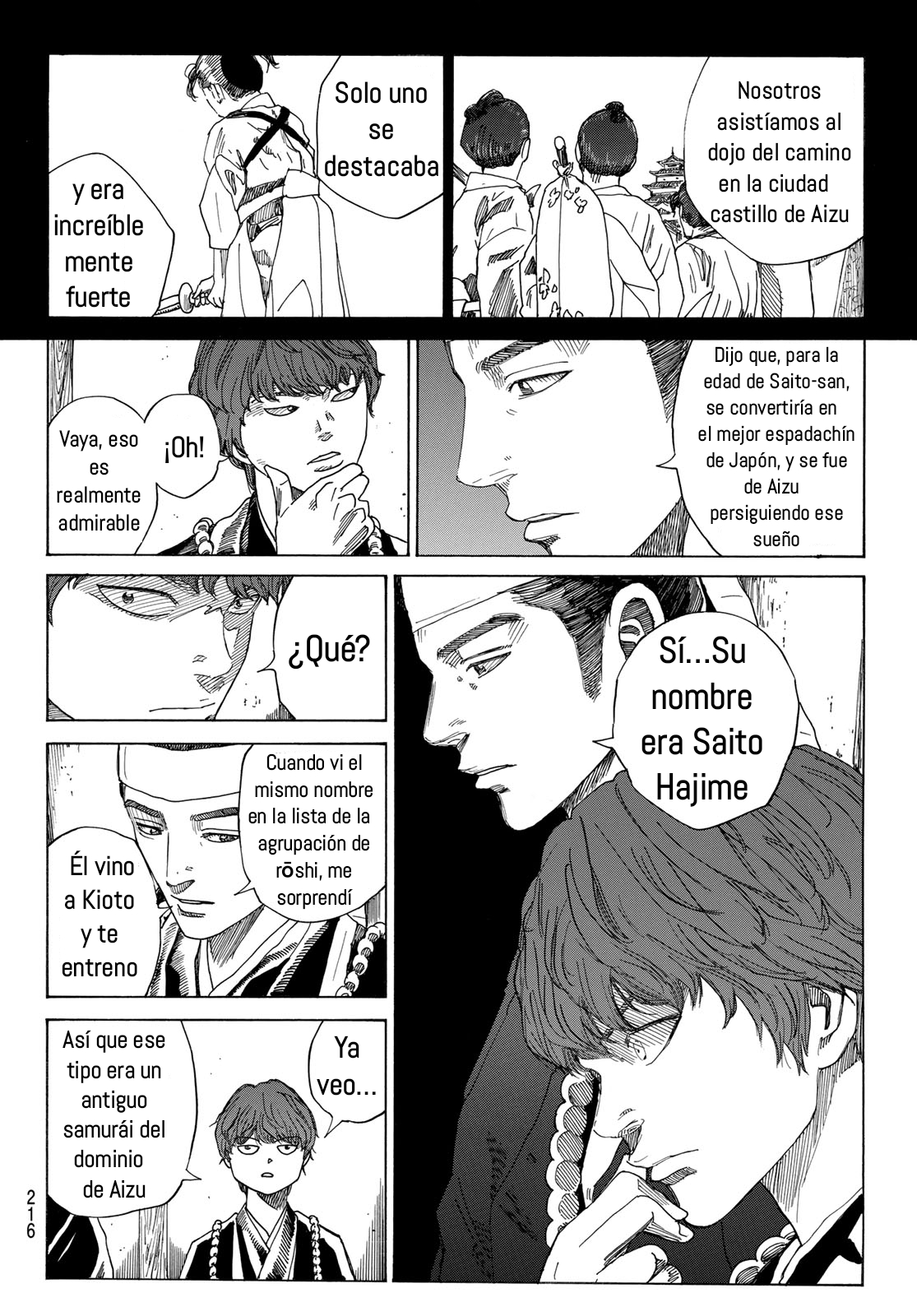Ao no Miburo —Shinsengumi Hen— Capitulo 3 página 8